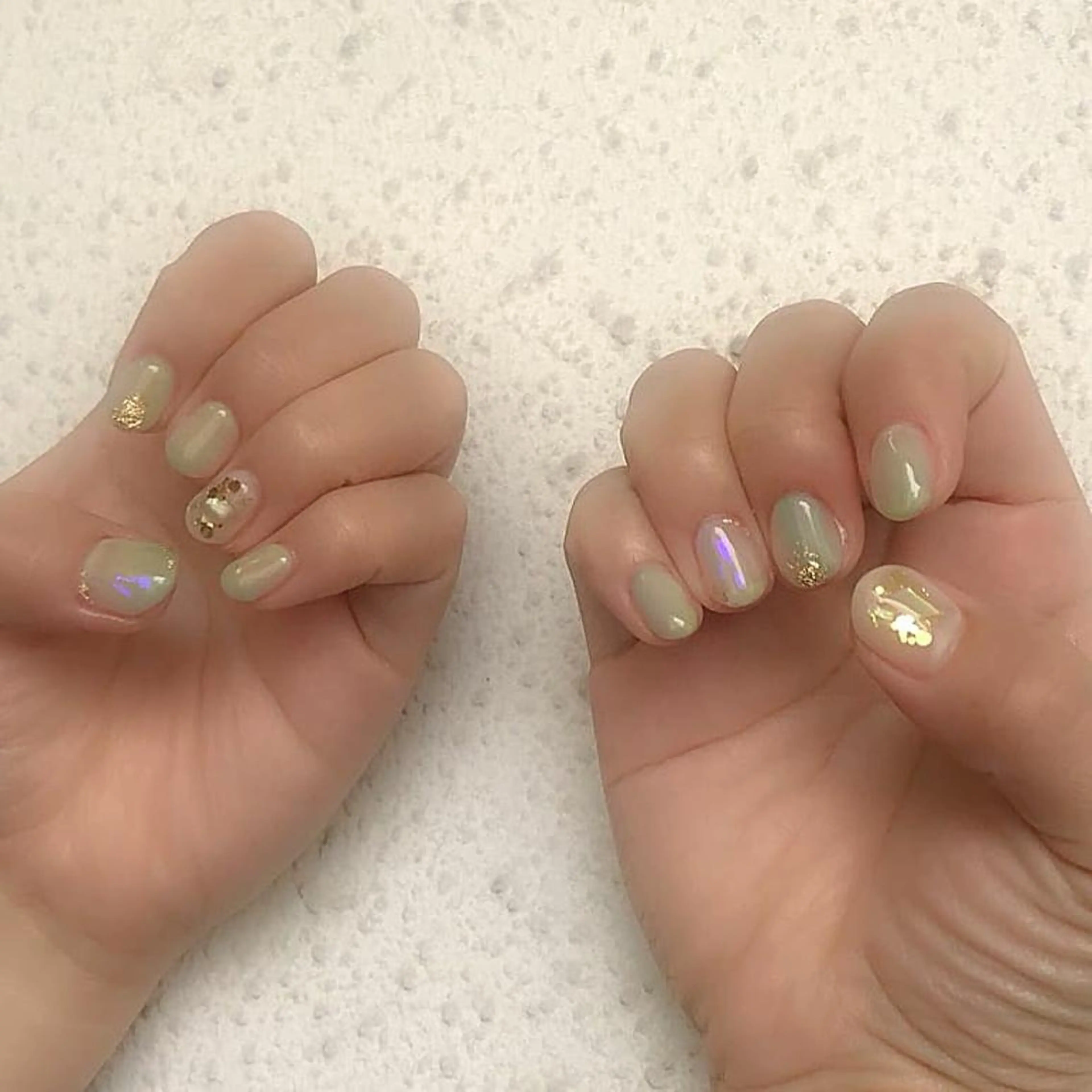 ネイル キラキラネイル ハンドネイル ハンドケア lylynail YUUKAのネイルデザイン