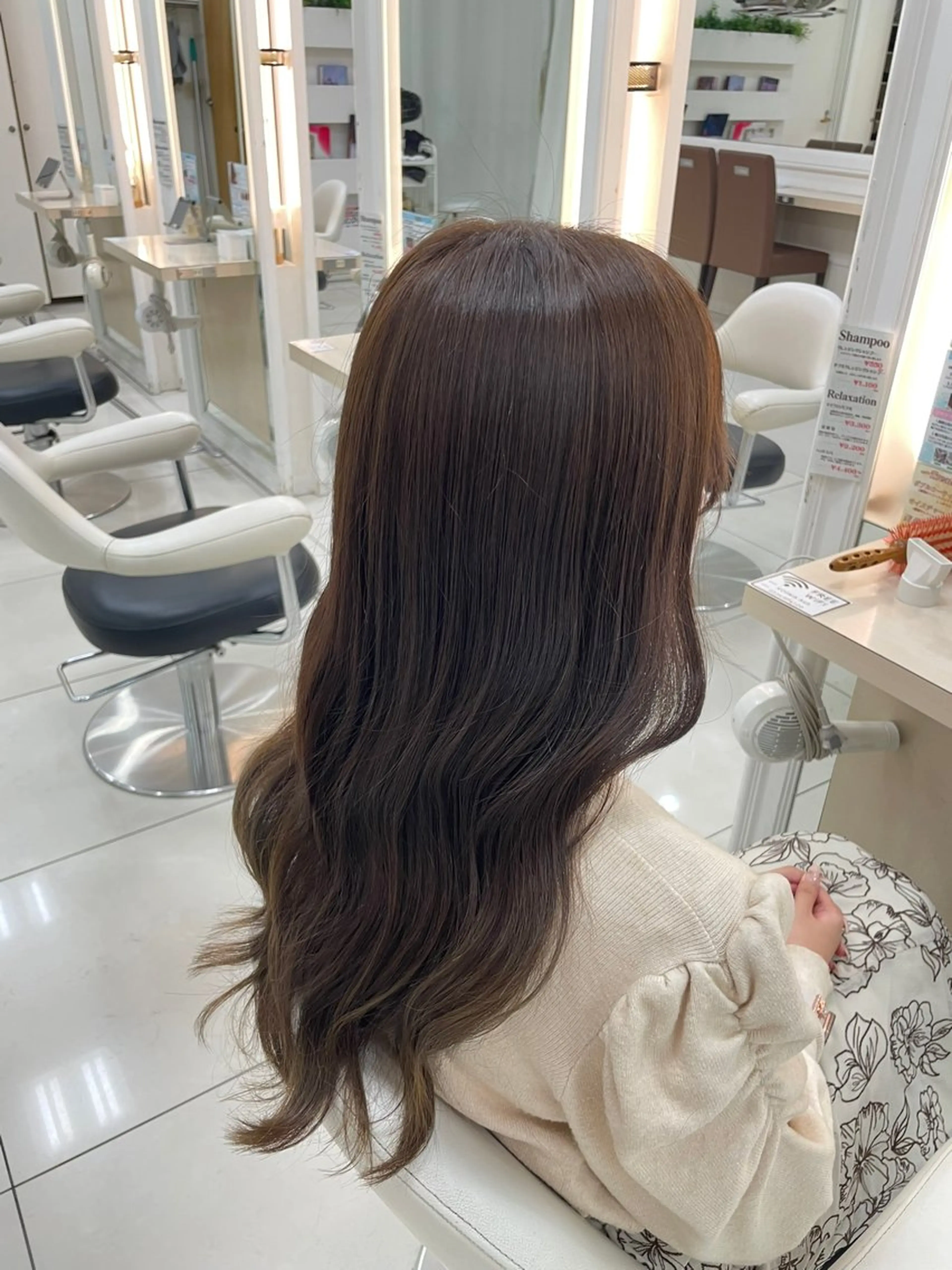 ロング カラー 髪質改善/縮毛矯正/ メンズパーマ/松井のヘアスタイル