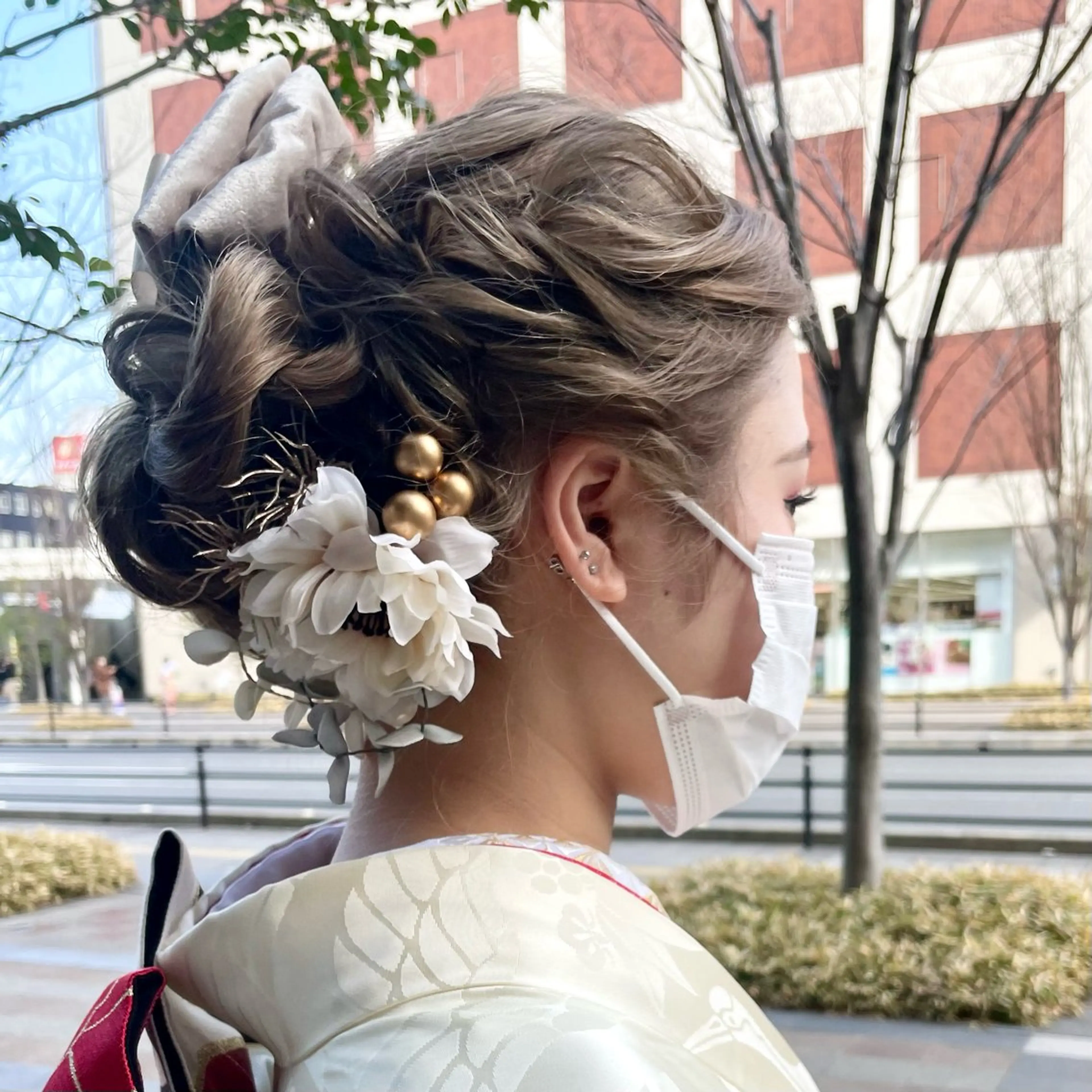 ヘアアレンジ 成人式 HIQU ROOM 💫yuka.のヘアスタイル
