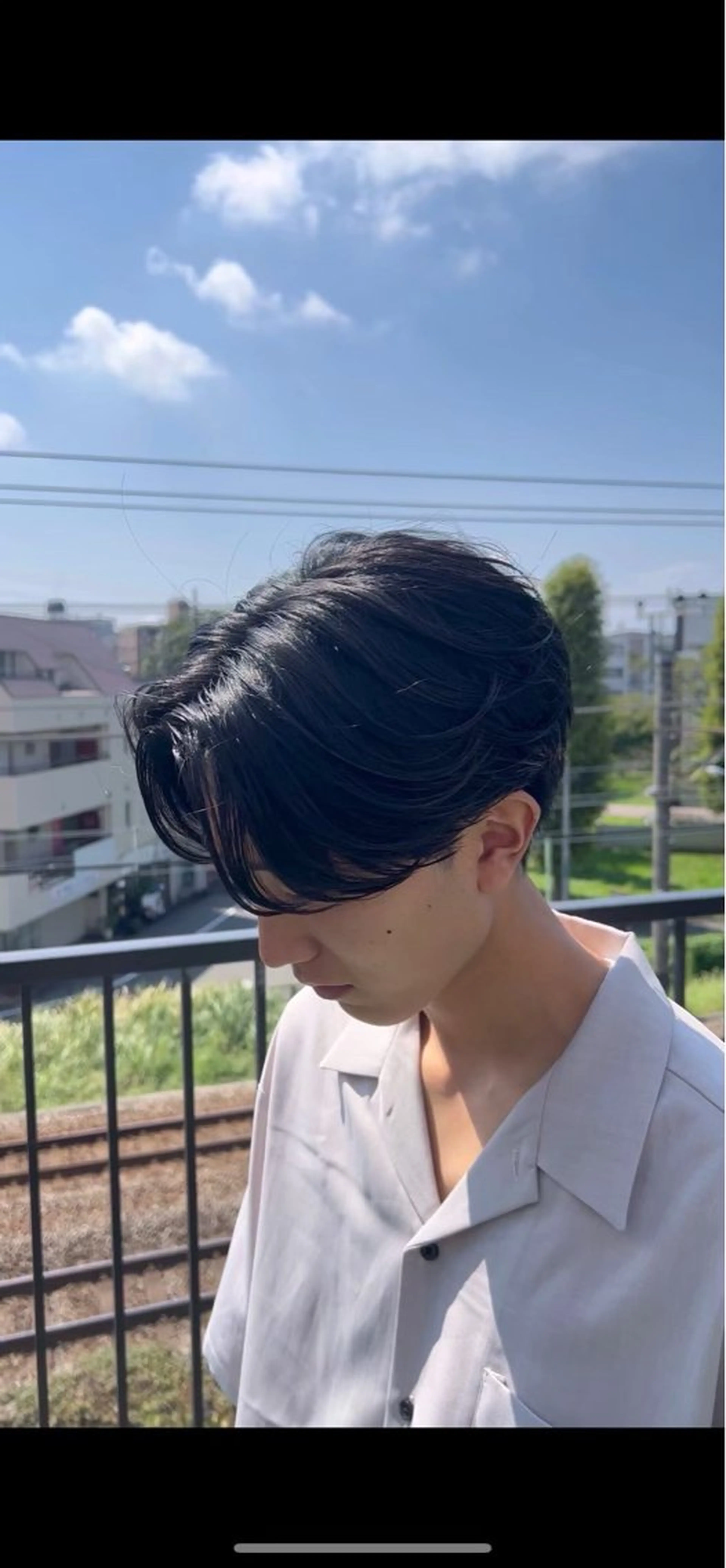 ショート パーマ メンズ おがた たくむの眉毛・アイブロウイメージ