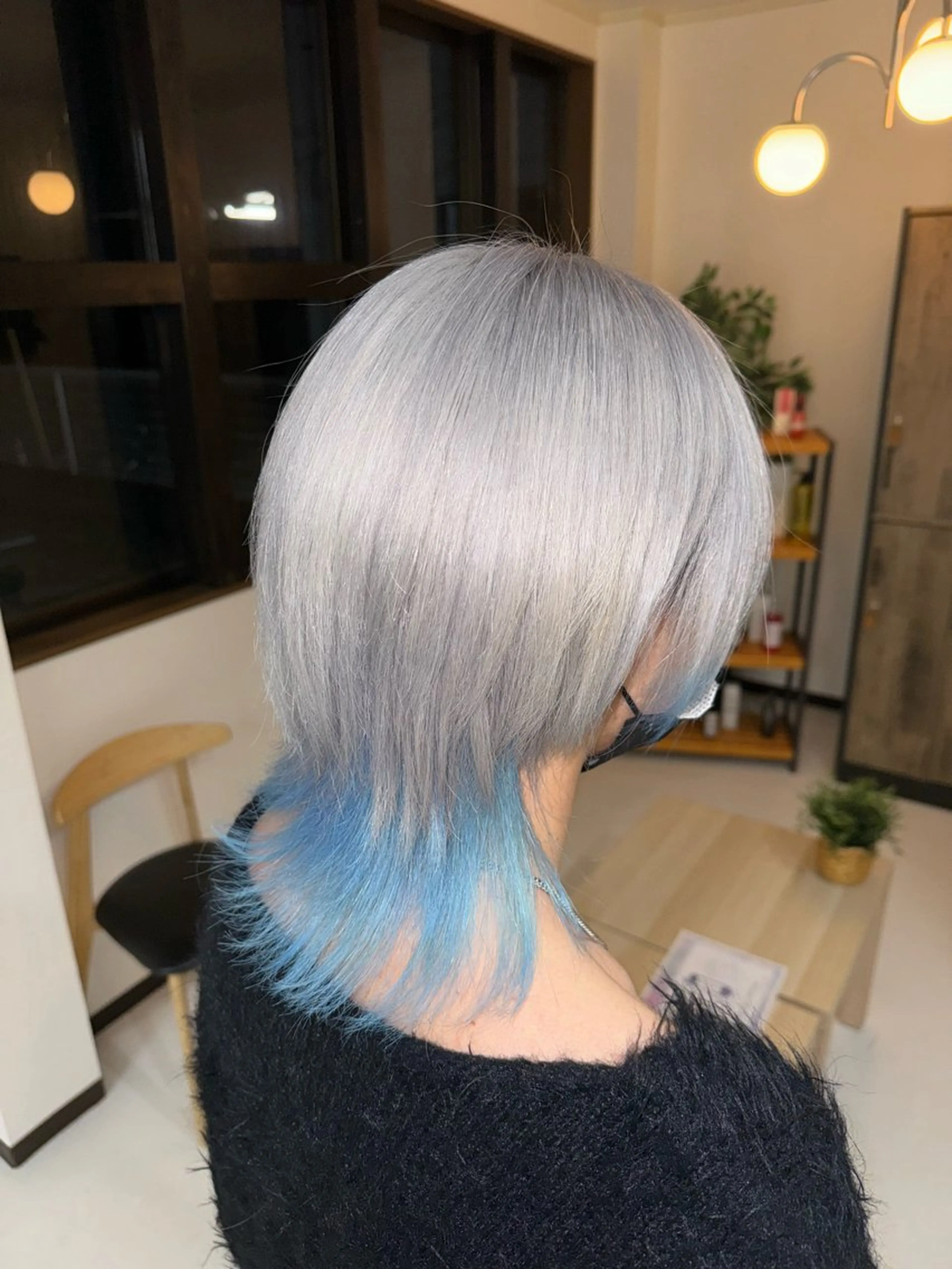 ミディアム メンズ ヘアカラー 手塚 麗のヘアスタイル