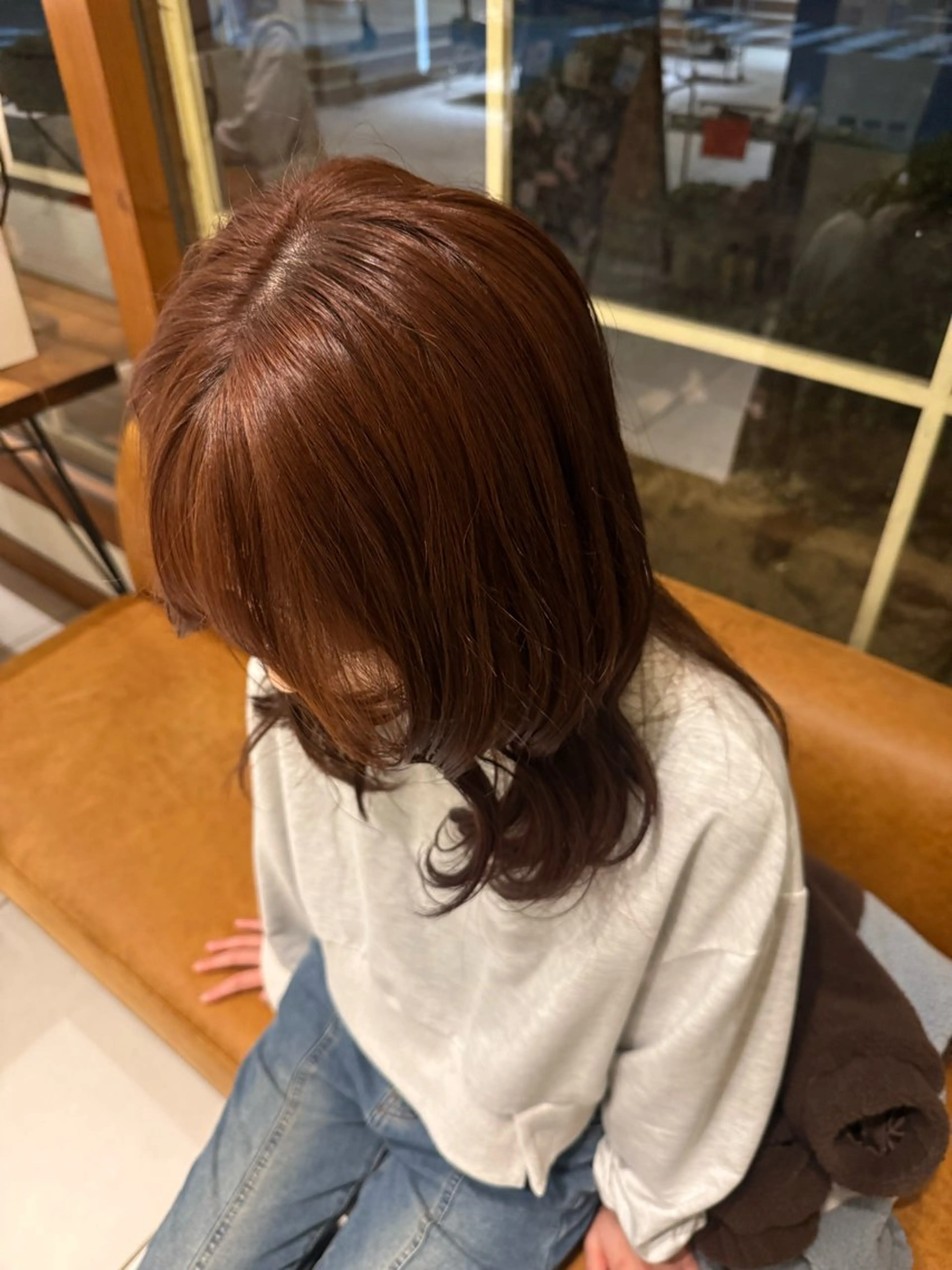 ショート ヘアカラー トリートメント 中村未夢🤍ブリーチ なしダブルカラー🤍のヘアスタイル