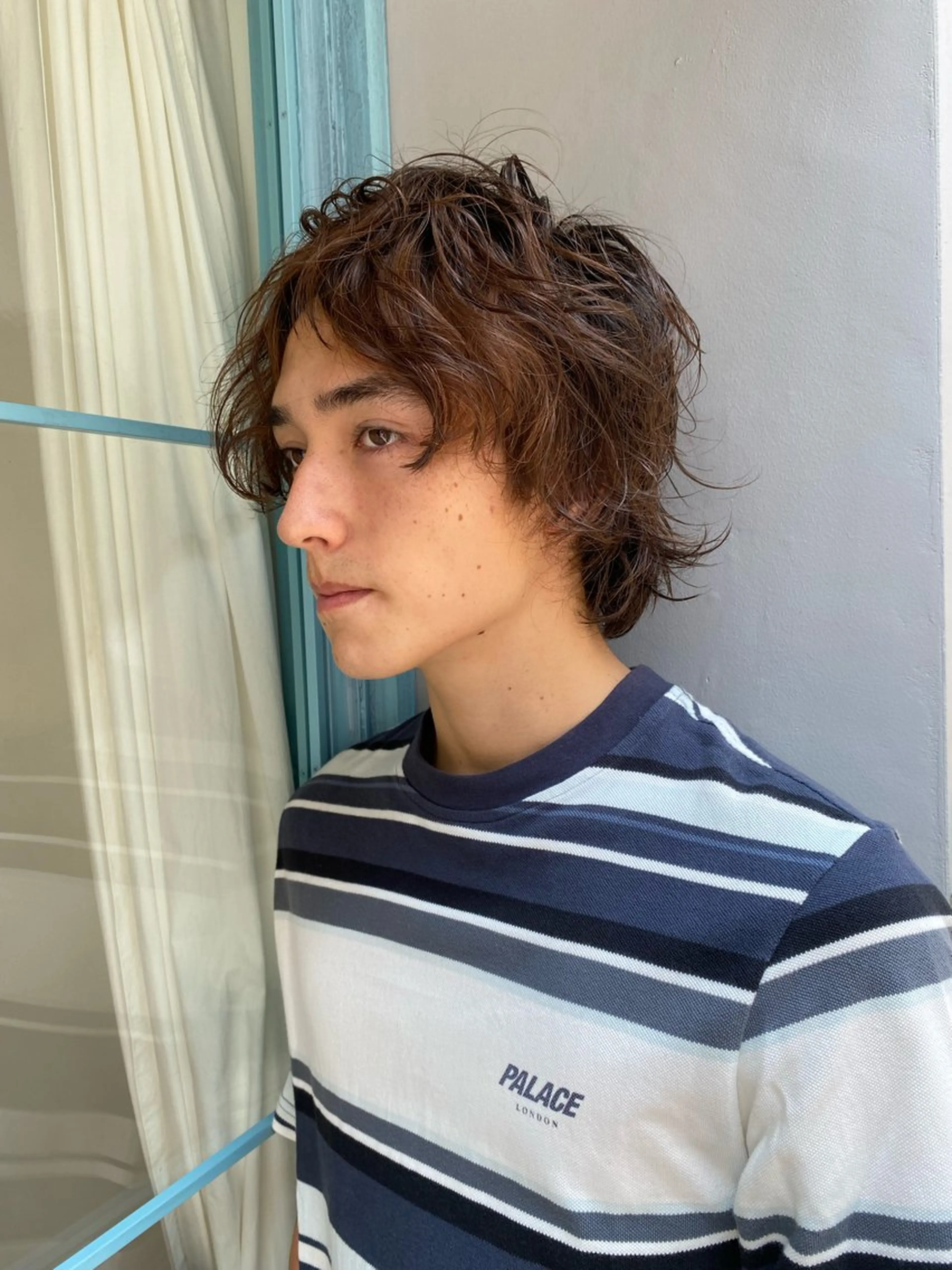 ミディアム パーマ メンズ メンズ特化🔥木下 晃徳のヘアスタイル