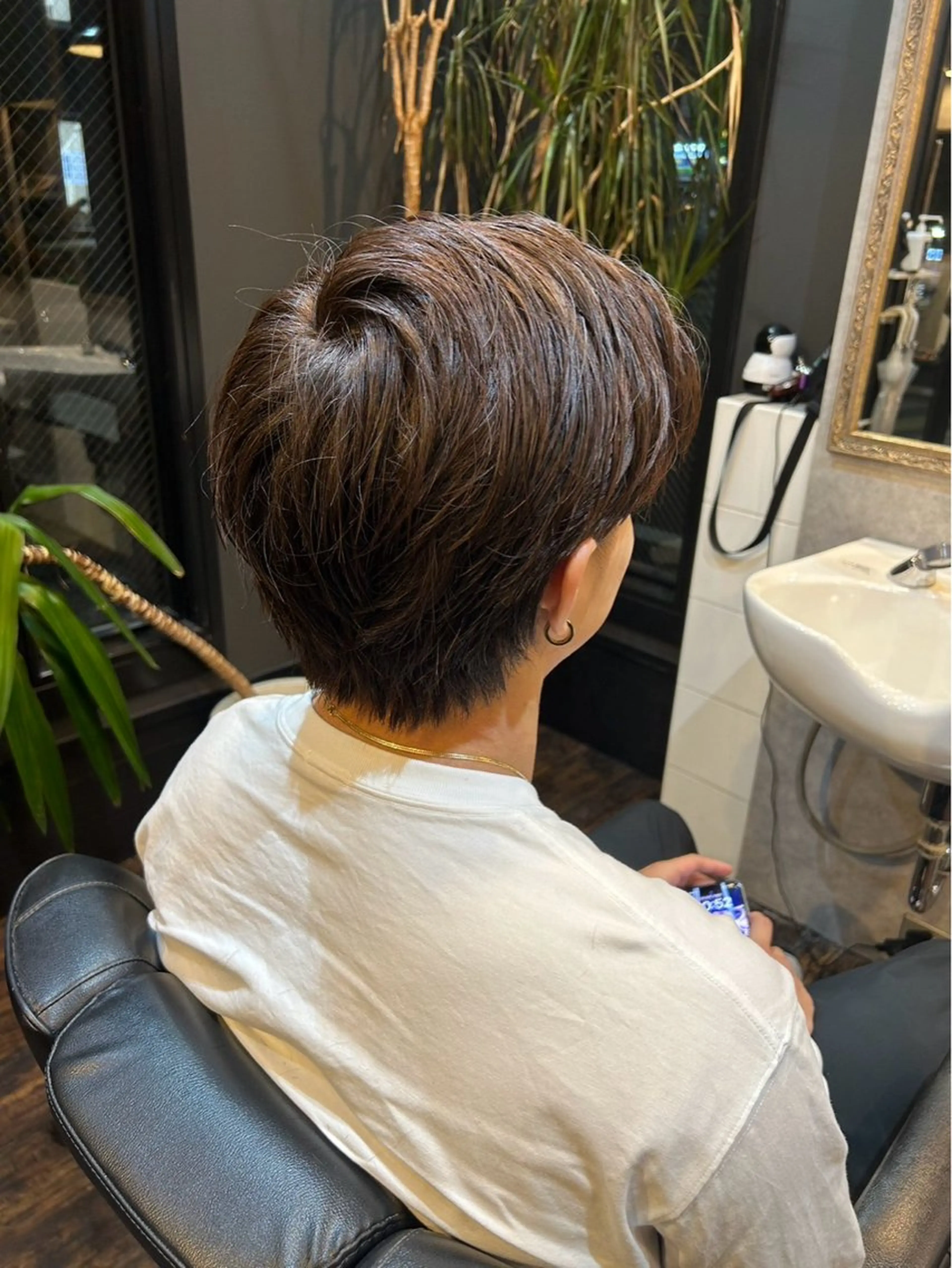 ミディアム メンズ 🌟夜から通える🌟 メンズ専門店長RENのヘアスタイル