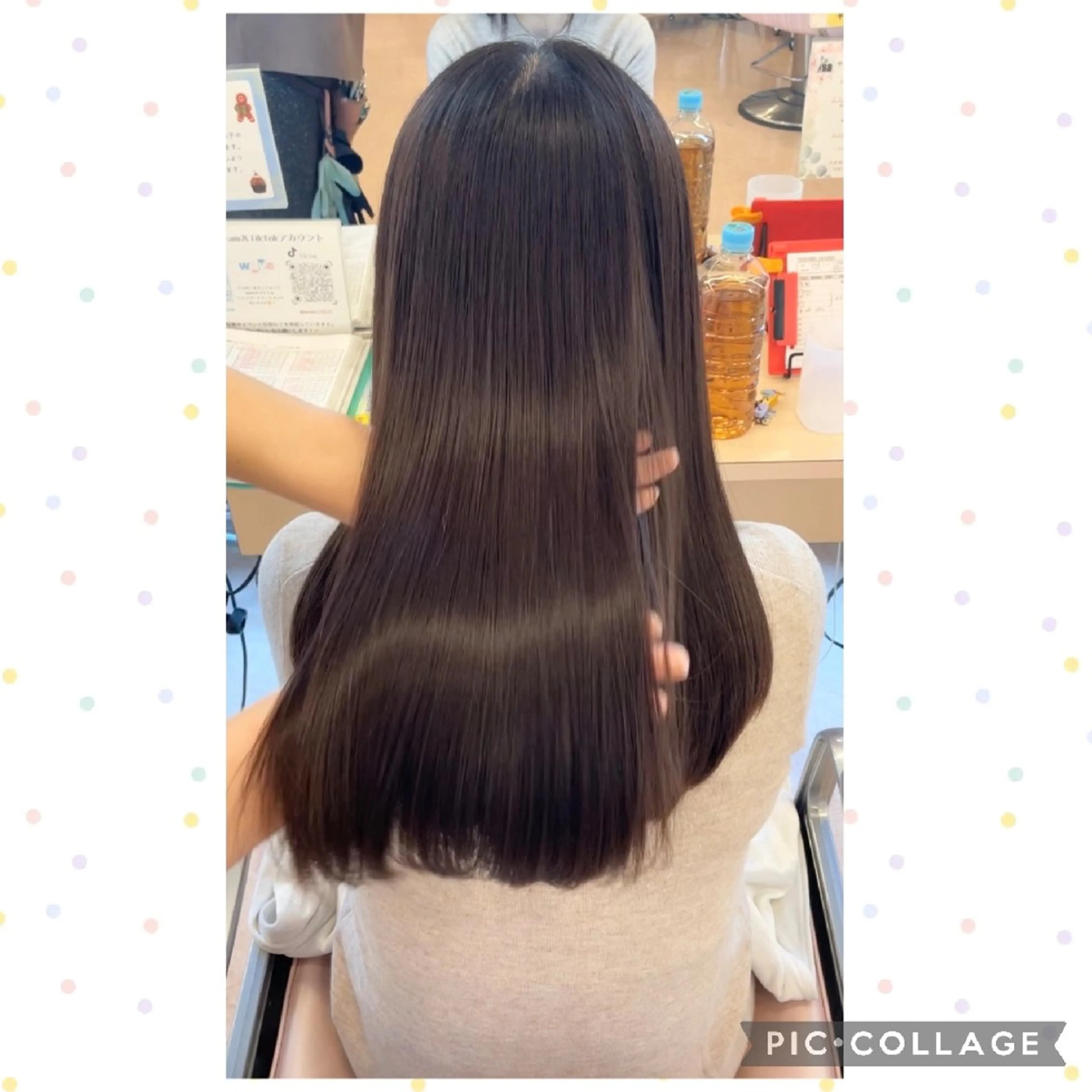 セミロング カット 縮毛矯正 トリートメント 浜松/小豆餅 /鈴木優里花のヘアスタイル