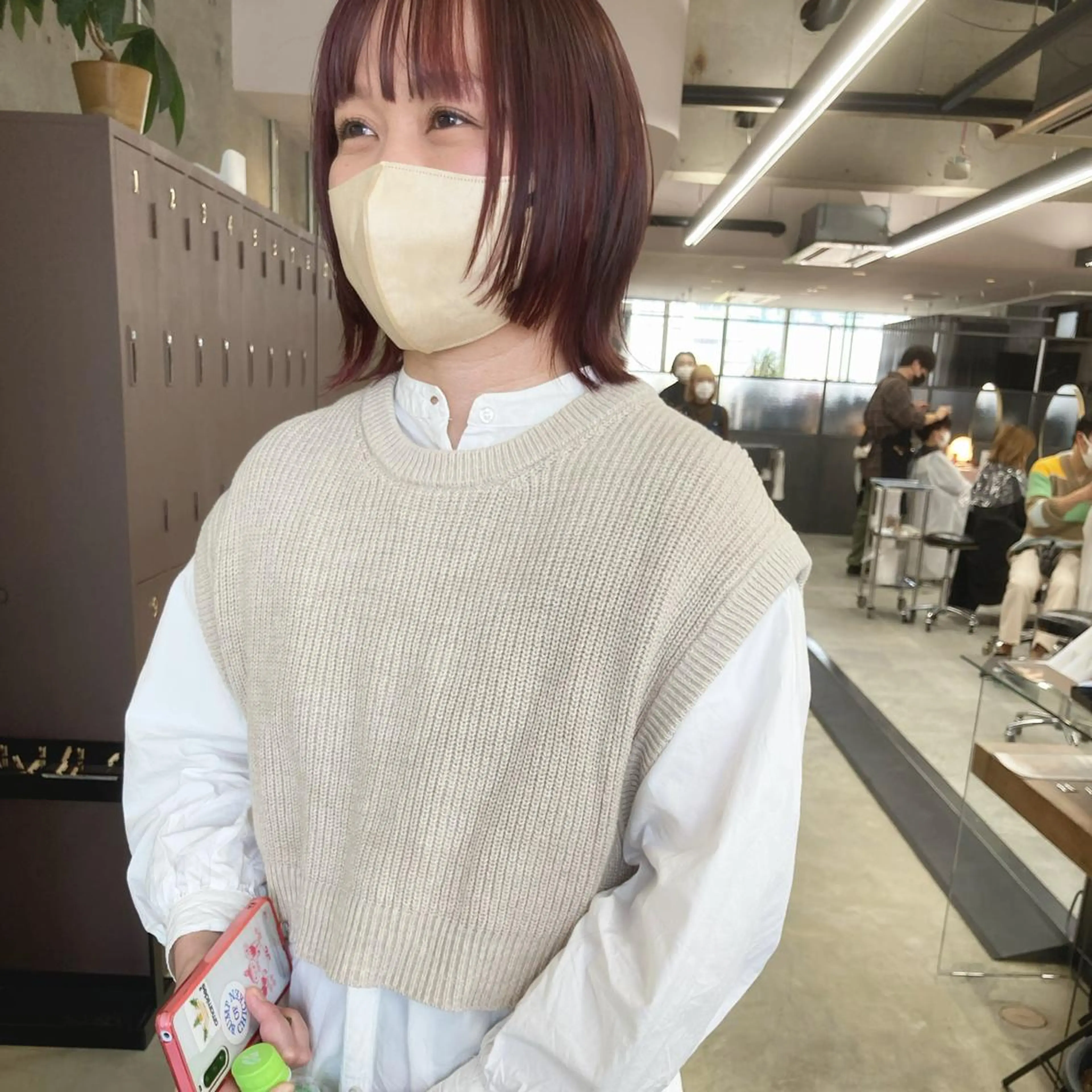 ミディアム カラー インナーカラー 小木曽智美 /ボブ/ショートのヘアスタイル