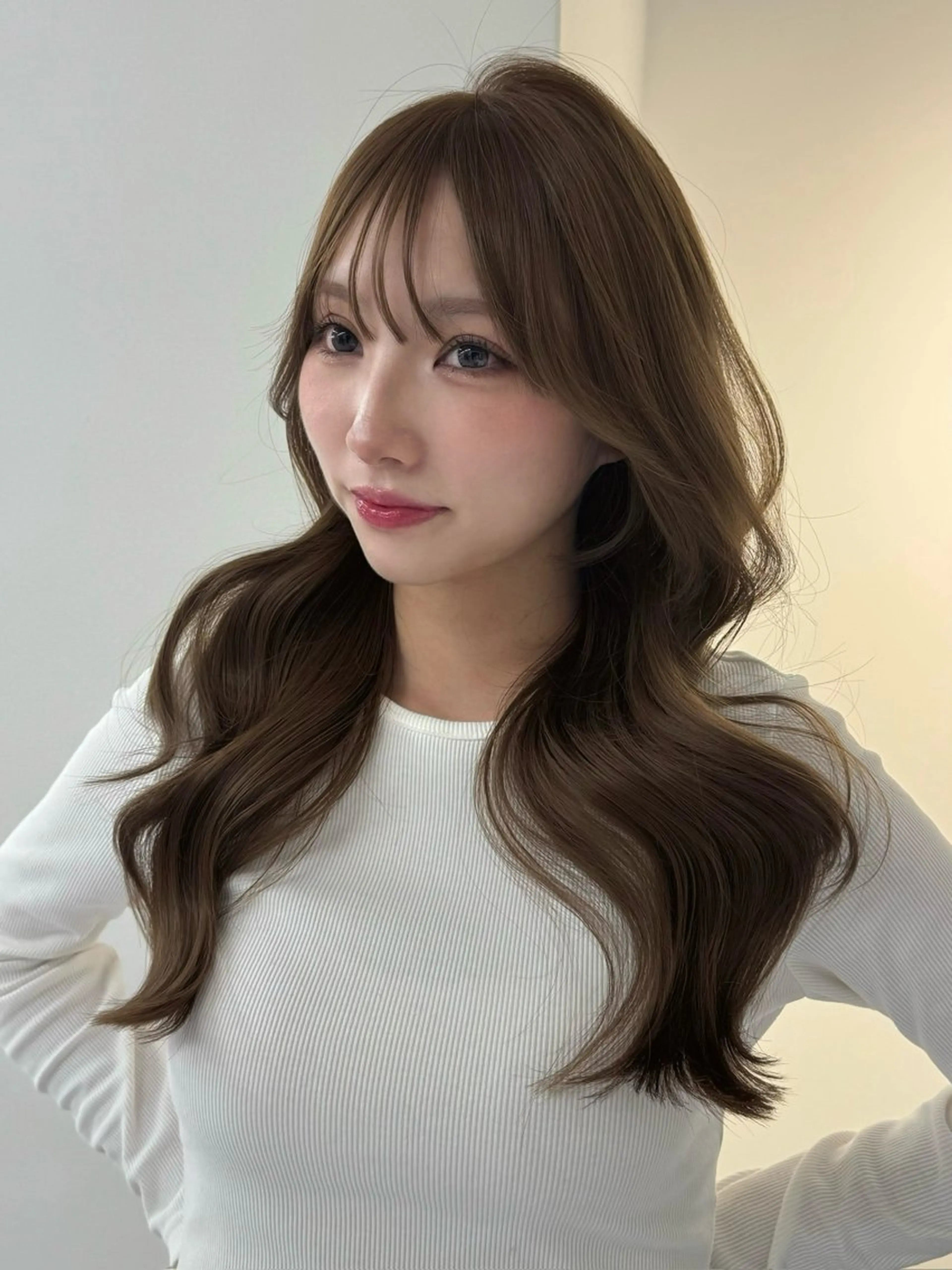 ロング カラー カット ヘアカラー トリートメント ヘアセット Rita/髪質改善 /透明感カラーのヘアスタイル