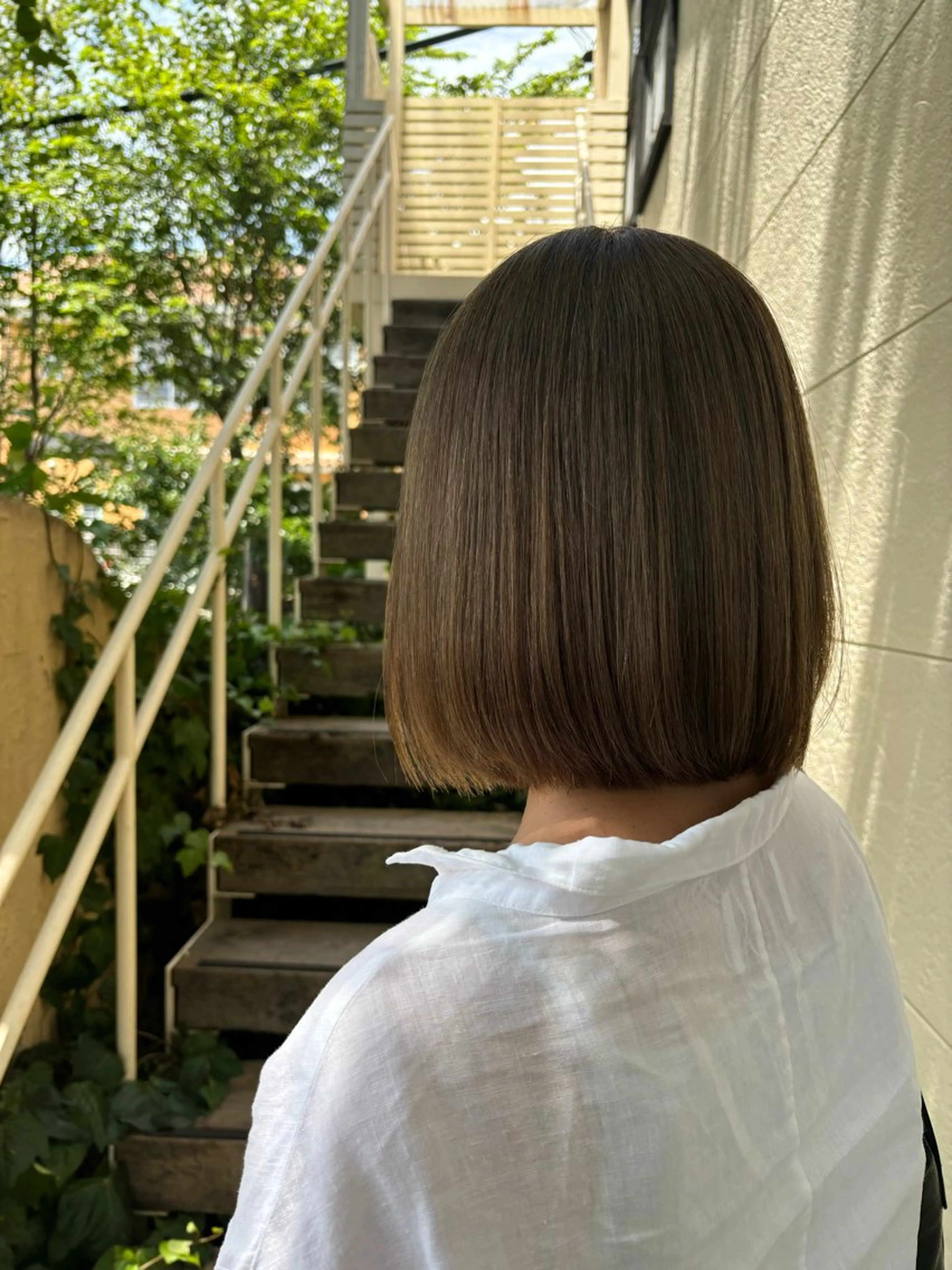 ミディアム ルプラボウ／艶カラー ／髪質改善／アサミのヘアスタイル