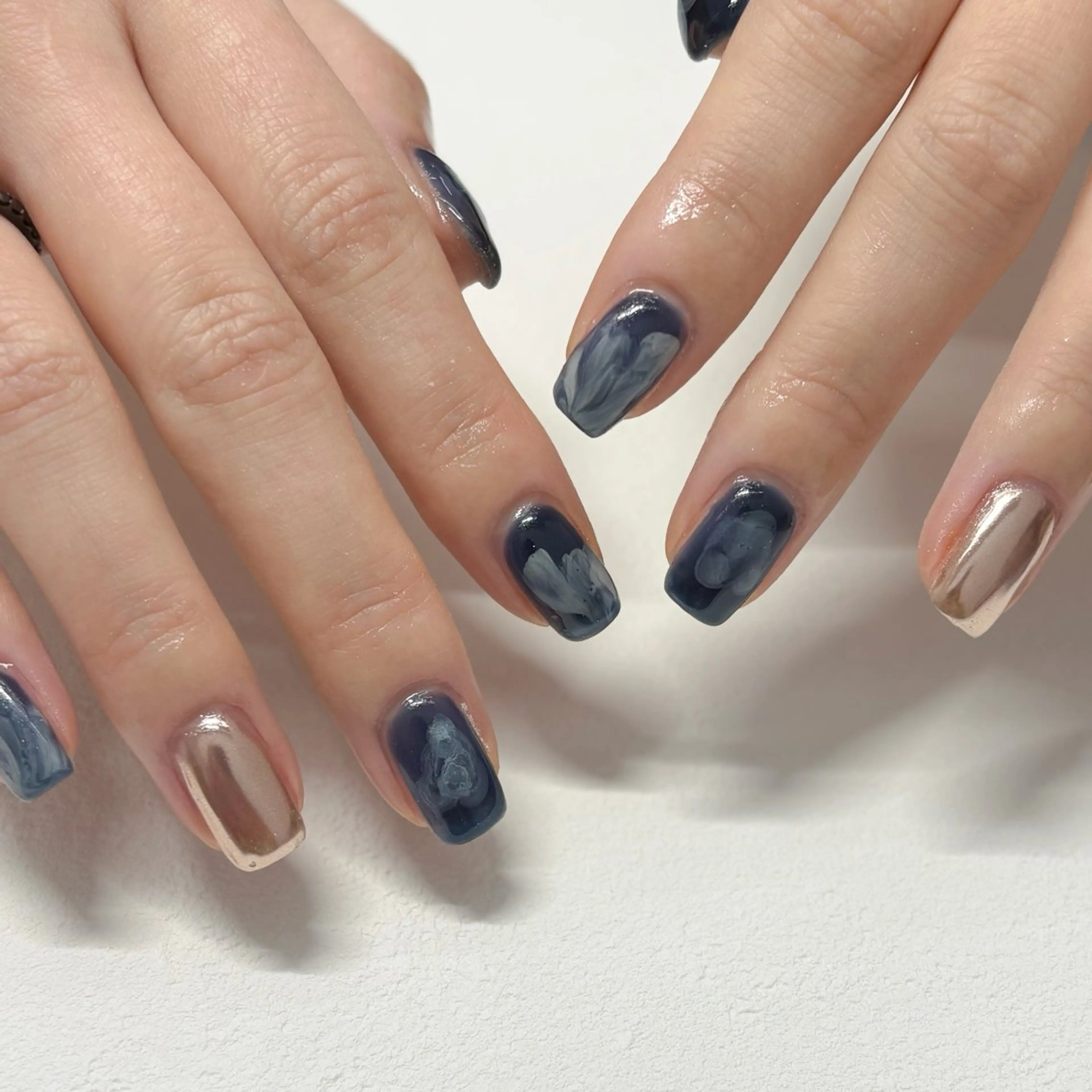 ネイル ミラーネイル moeko nailのネイルデザイン