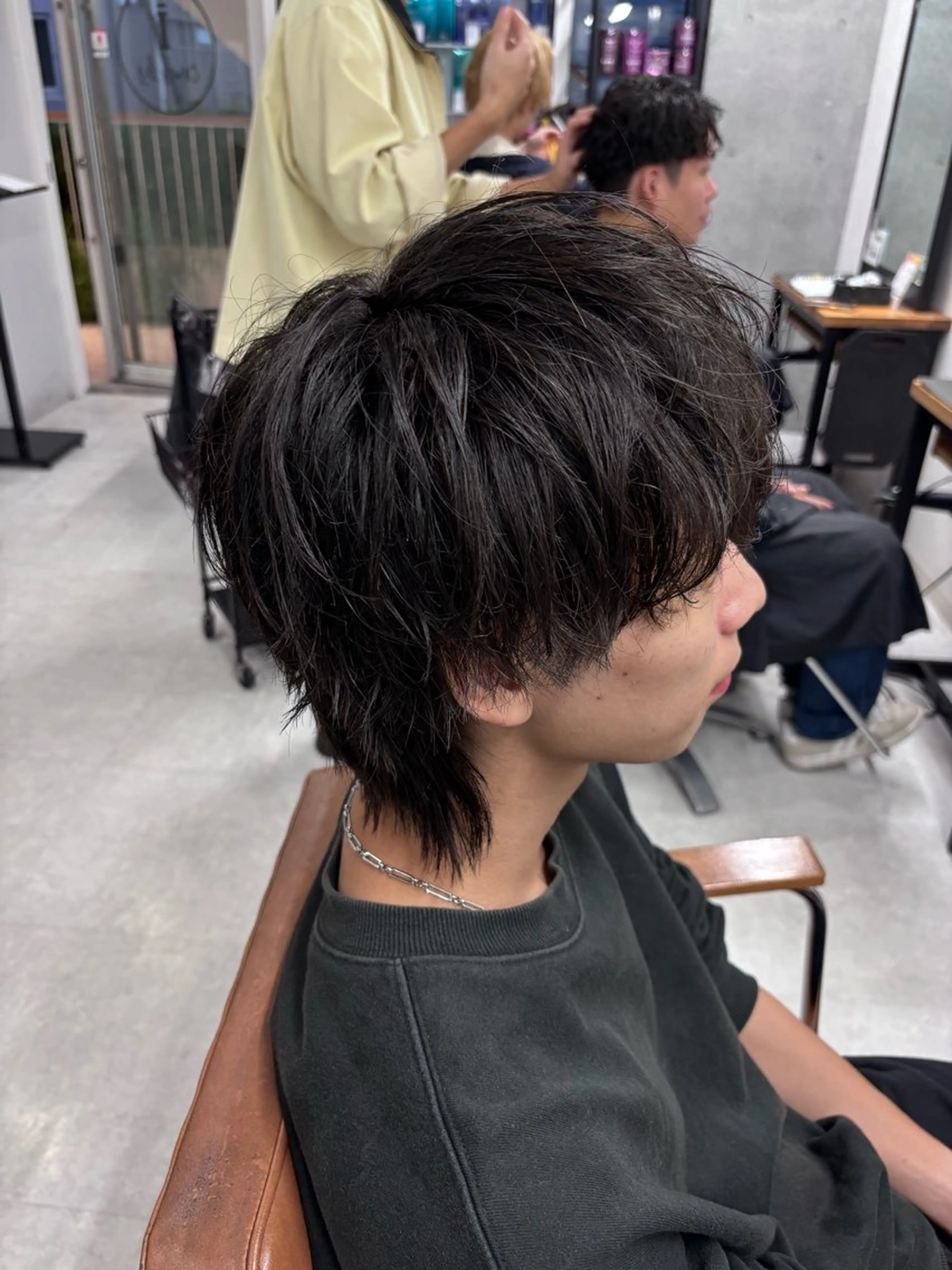 メンズ フェザーの鬼 🇰🇷yutoのヘアスタイル