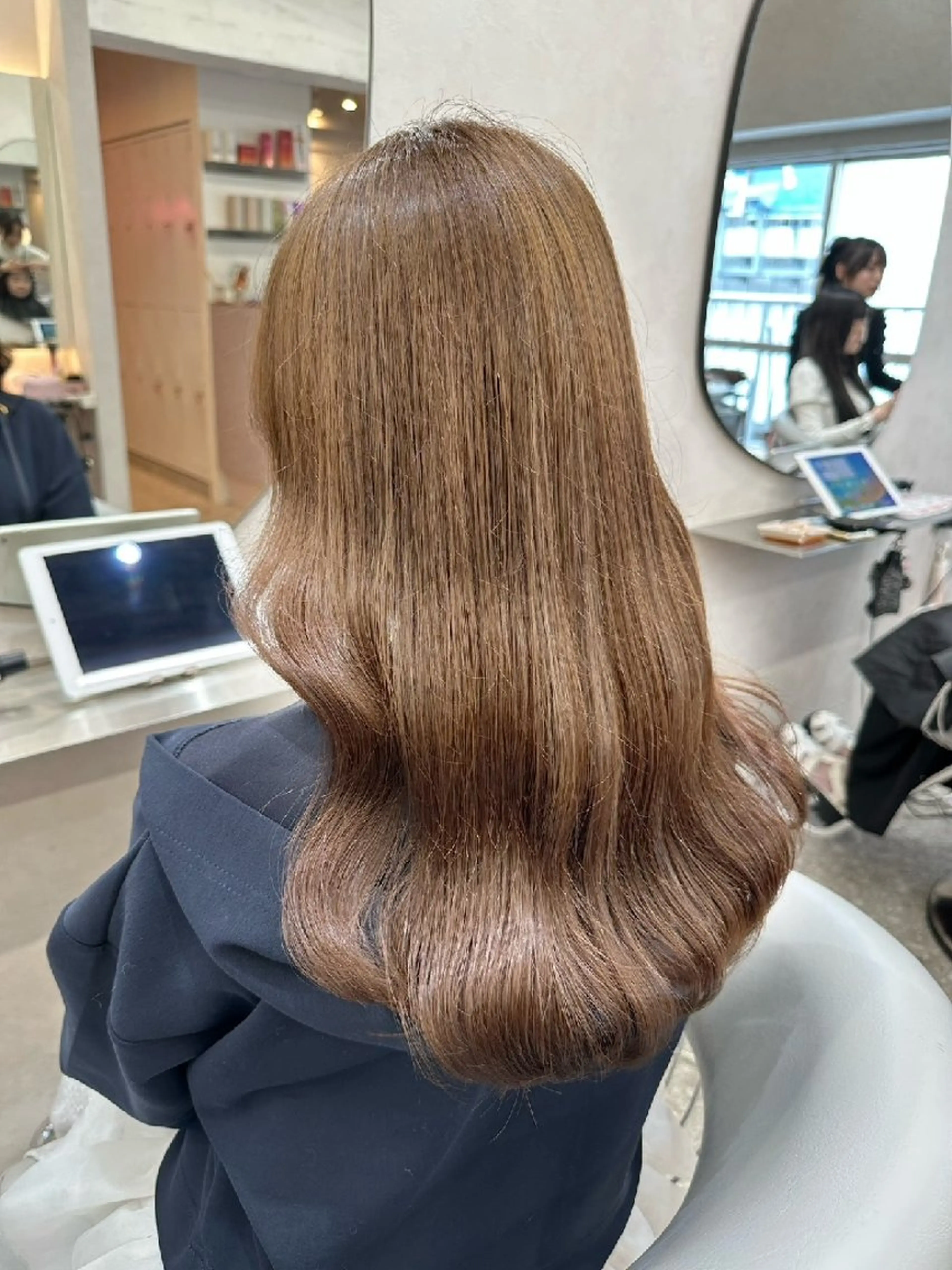 ロング カット ヘアカラー トリートメント 新宿/韓国レイヤー/ 髪質改善/ 佐藤のヘアスタイル