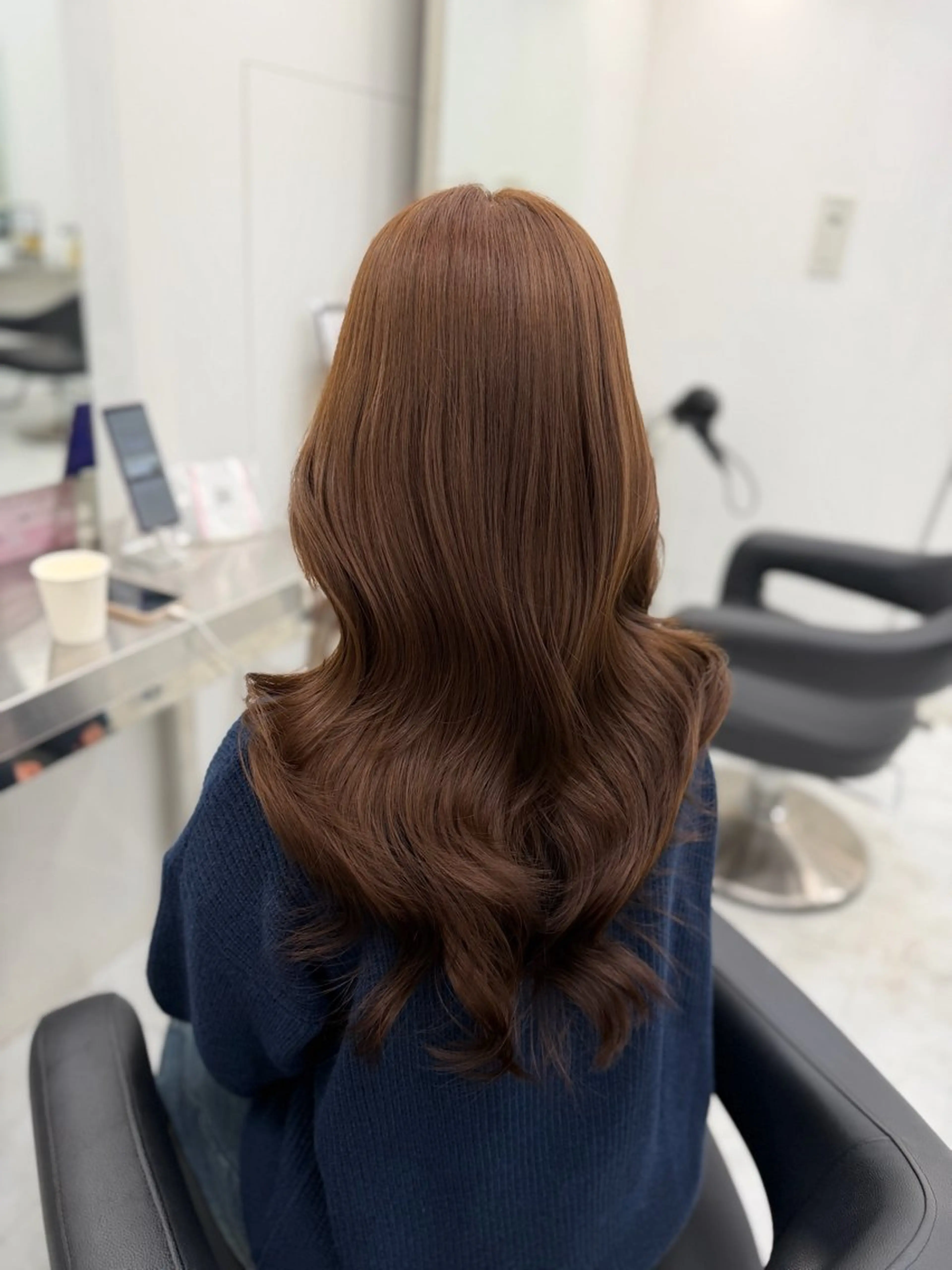 カラー カット ヘアカラー トリートメント 透明感ベージュ 🎀Anju/渋谷のヘアスタイル