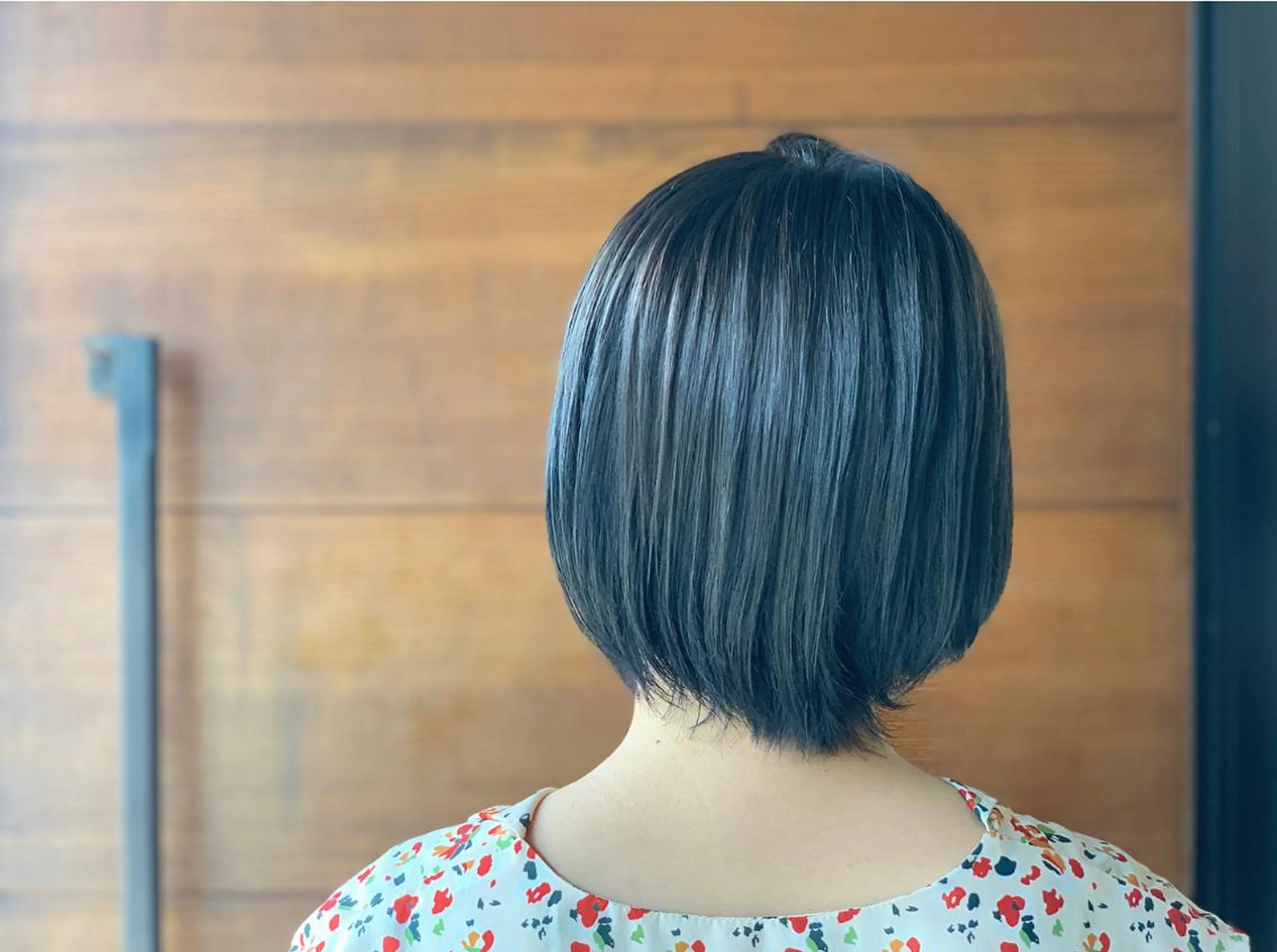 ショート カラー ブルーカラー 透明感カラー 悠 亜のマツエク・マツパデザイン