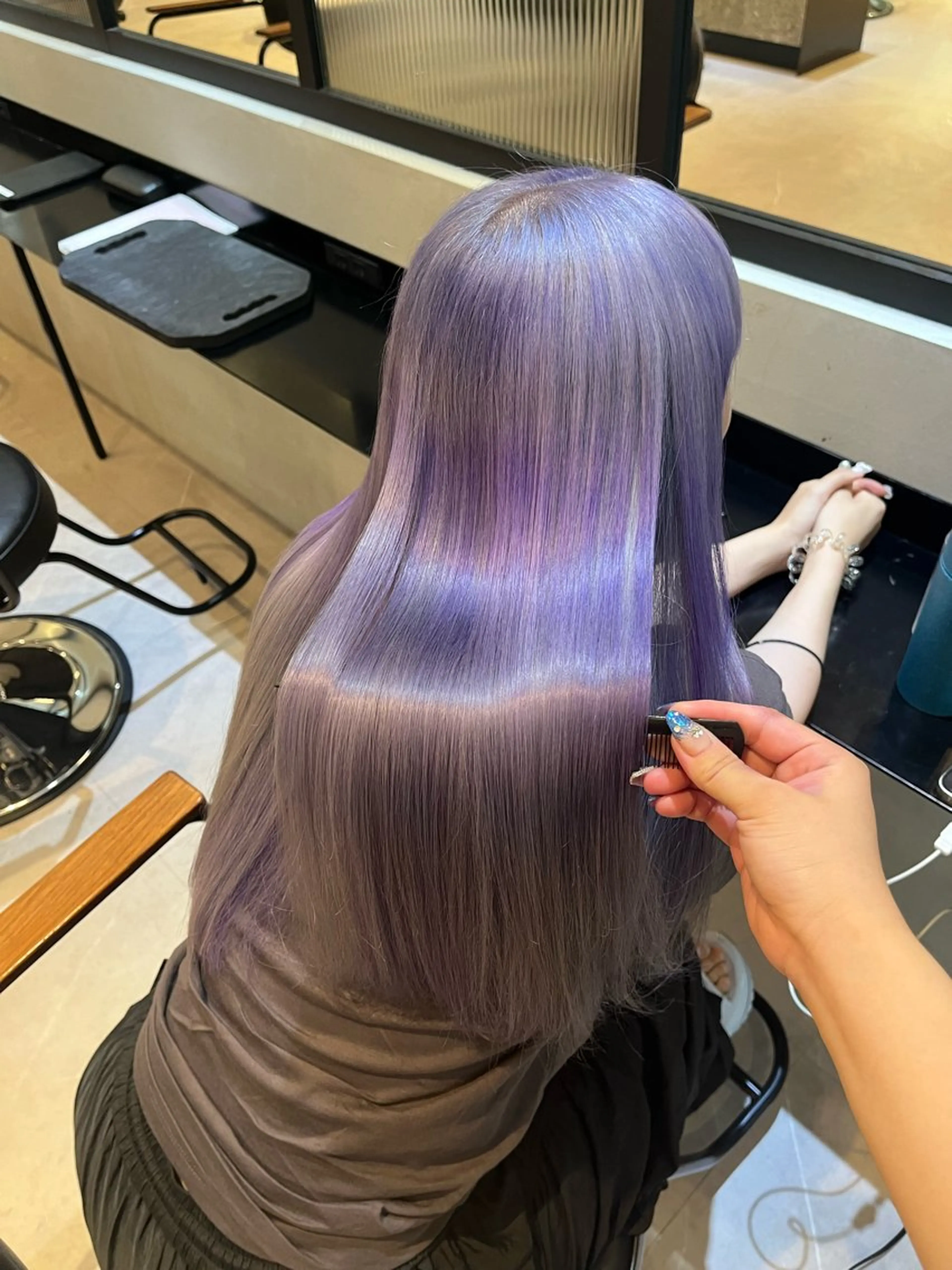 ロング 韓国ヘア🇰🇷/ みずき/レイヤーのヘアスタイル