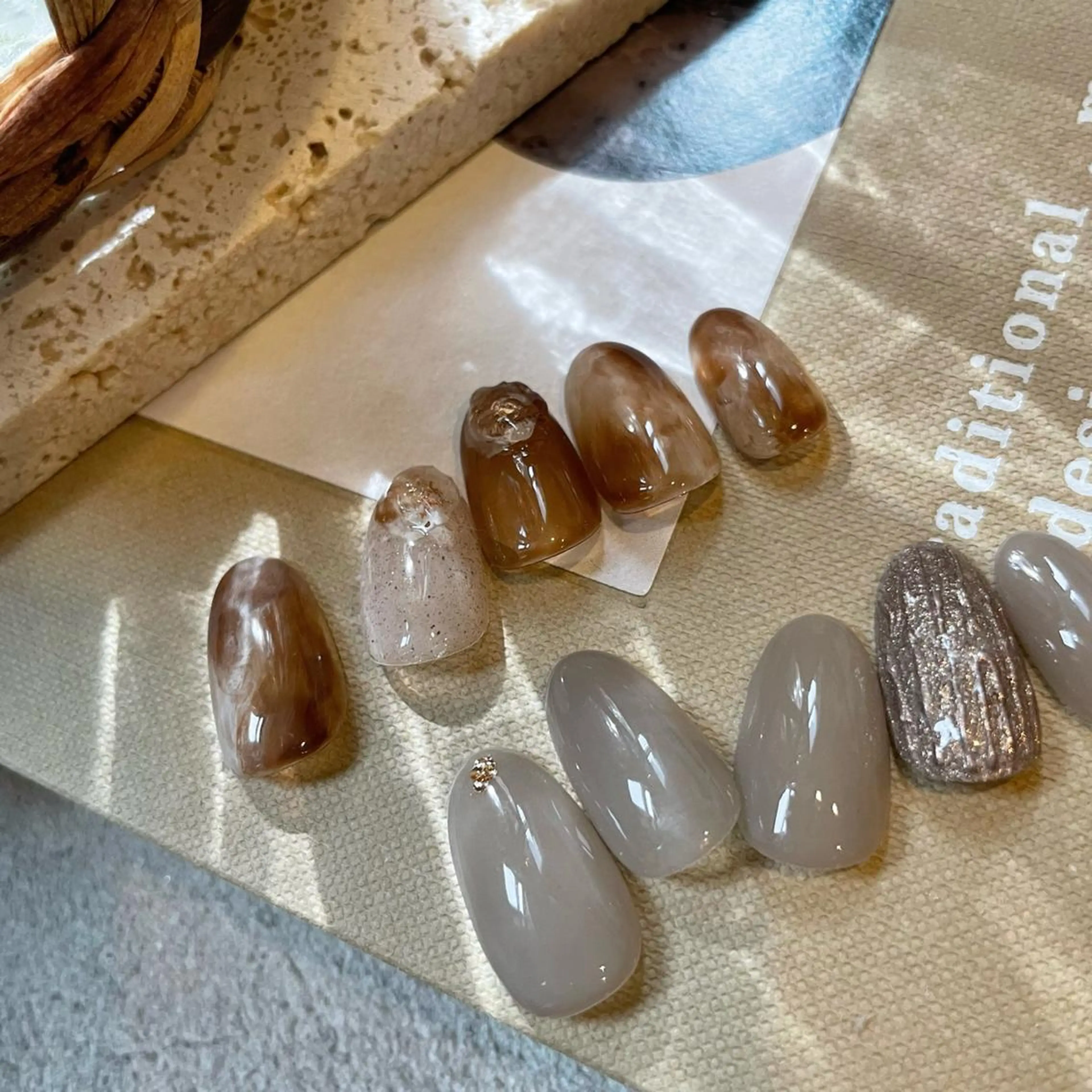 ネイル ハンドネイル 𝑡𝑖𝑎𝑚𓂃 きむらゆきののネイルデザイン