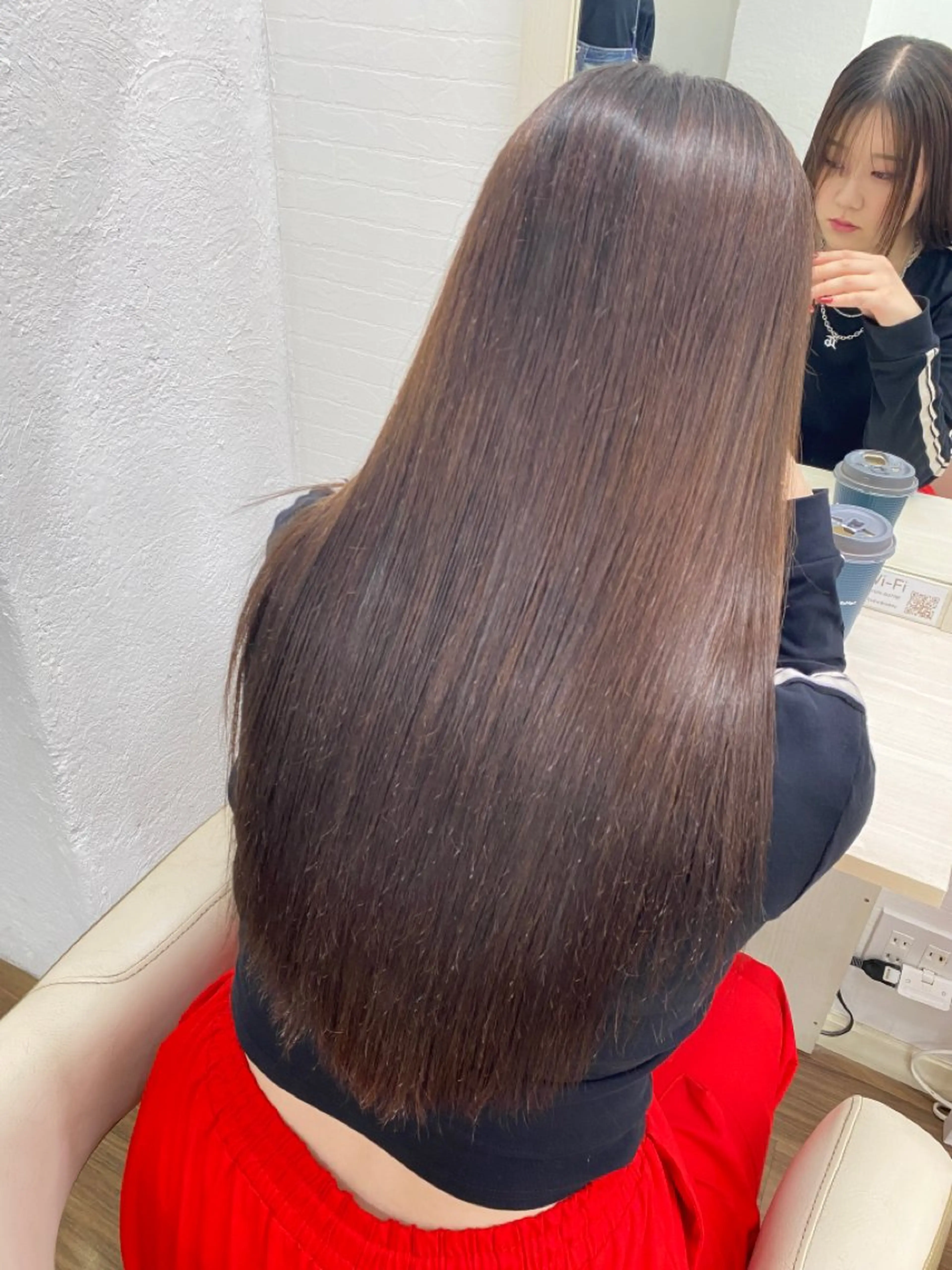 ロング 髪質改善 トリートメント トリートメント GLOSS 心斎橋 山上のヘアスタイル