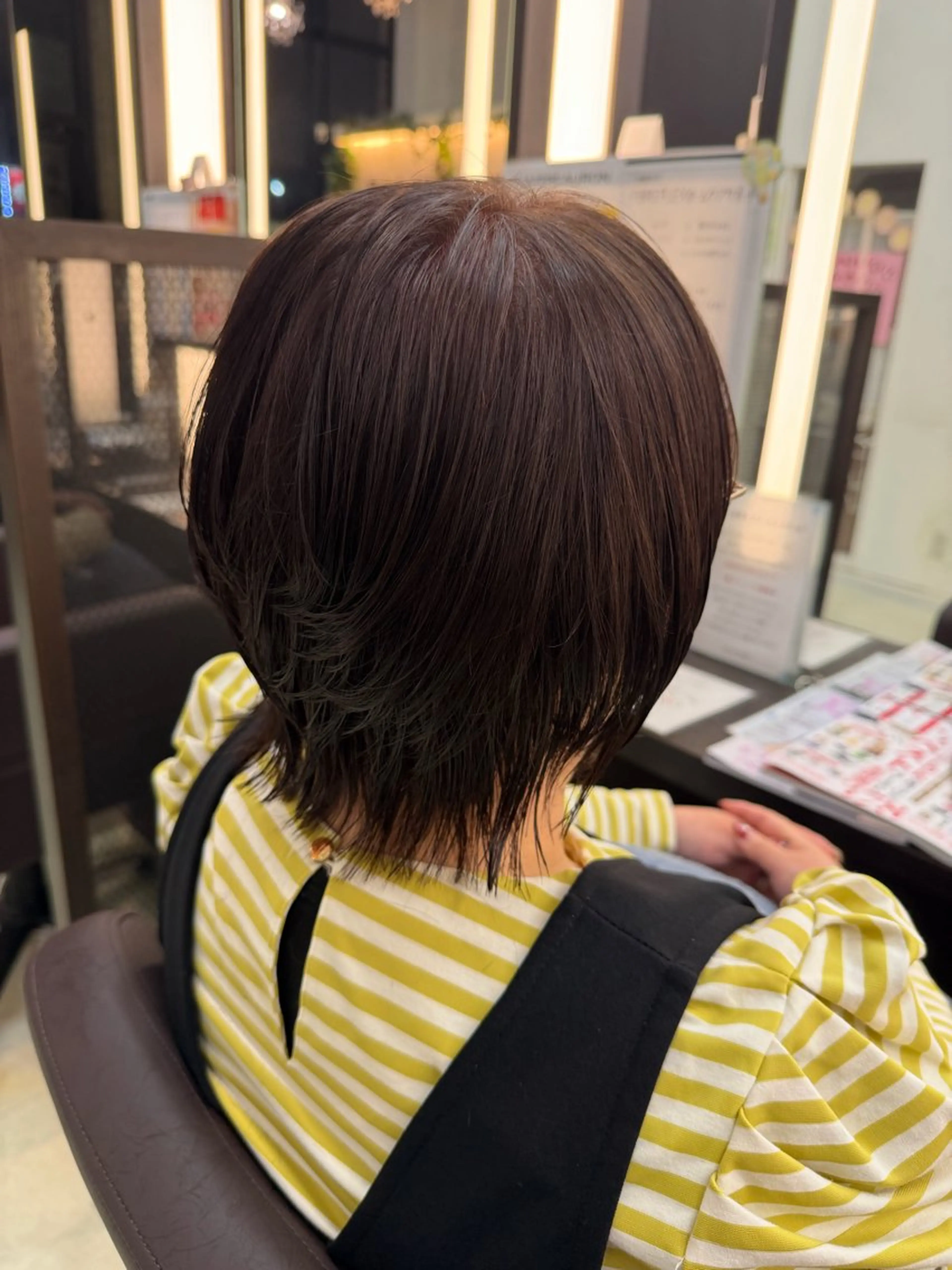 ミディアム レイヤーカット 池田 朱李のヘアスタイル