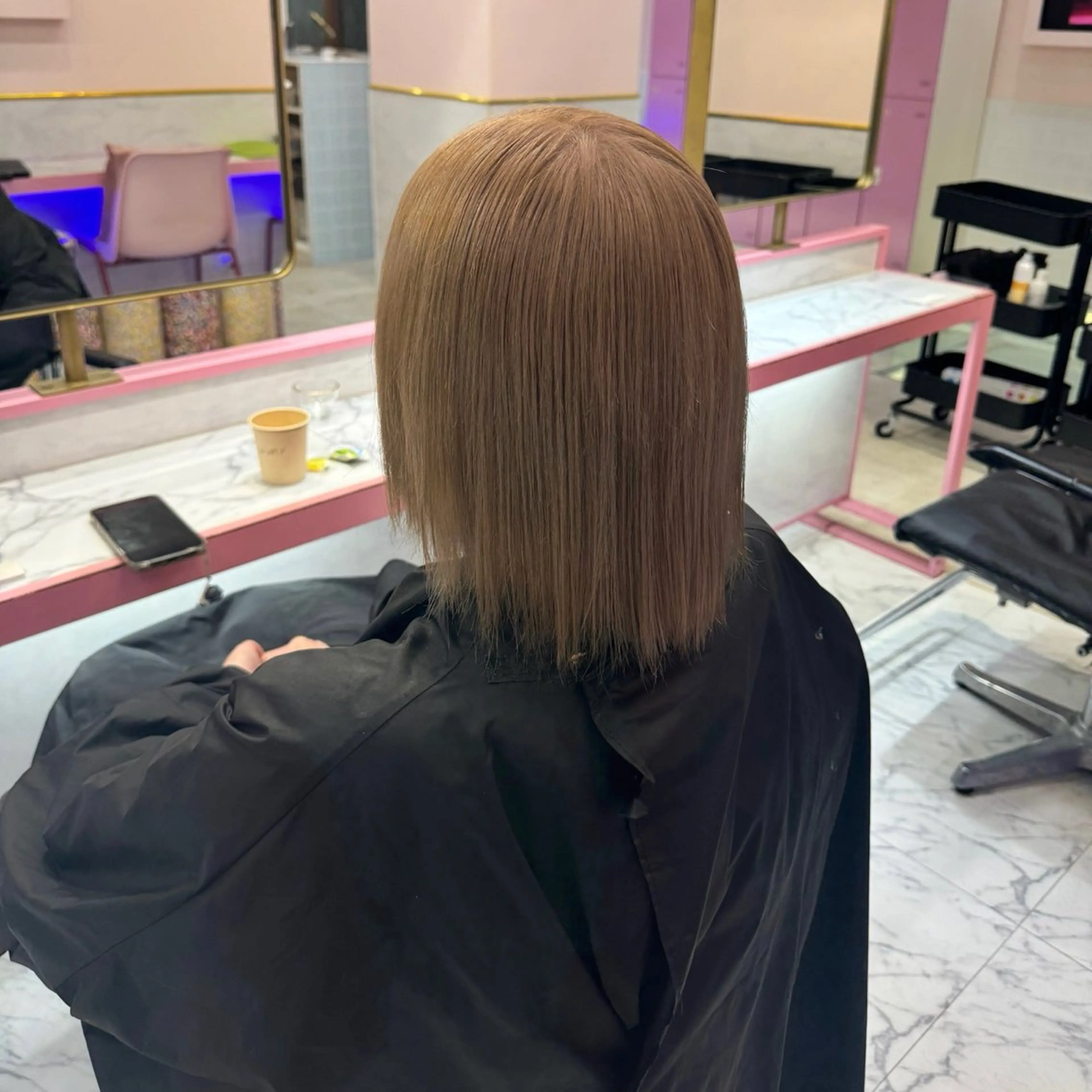 ショート カラー ヘアカラー トリートメント 高発色/デザイン ☀️toku☀️のヘアスタイル