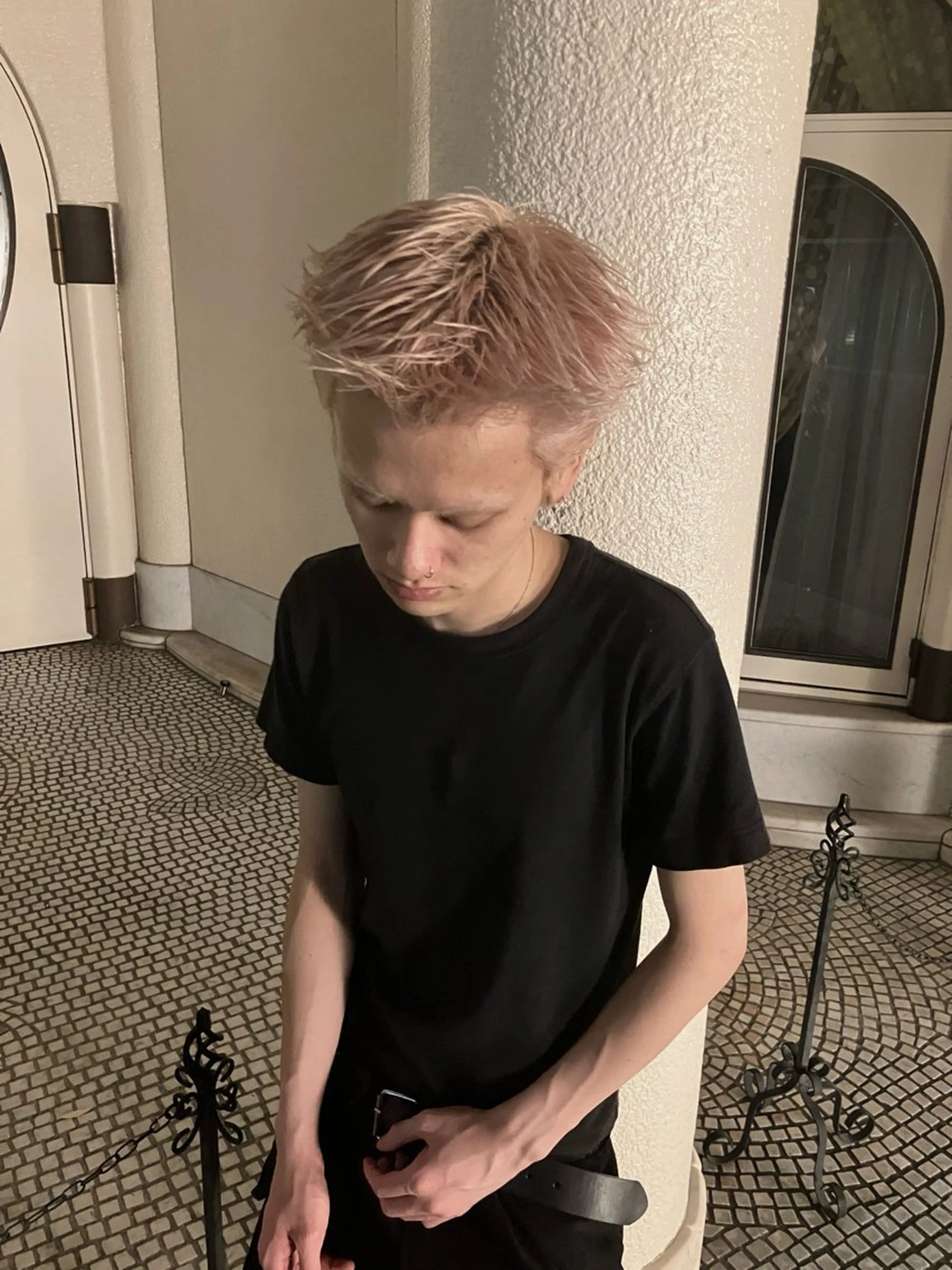 ショート ヘアカラー トリートメント Hanaka🐈‍⬛ 海外×ニュアンスのヘアスタイル