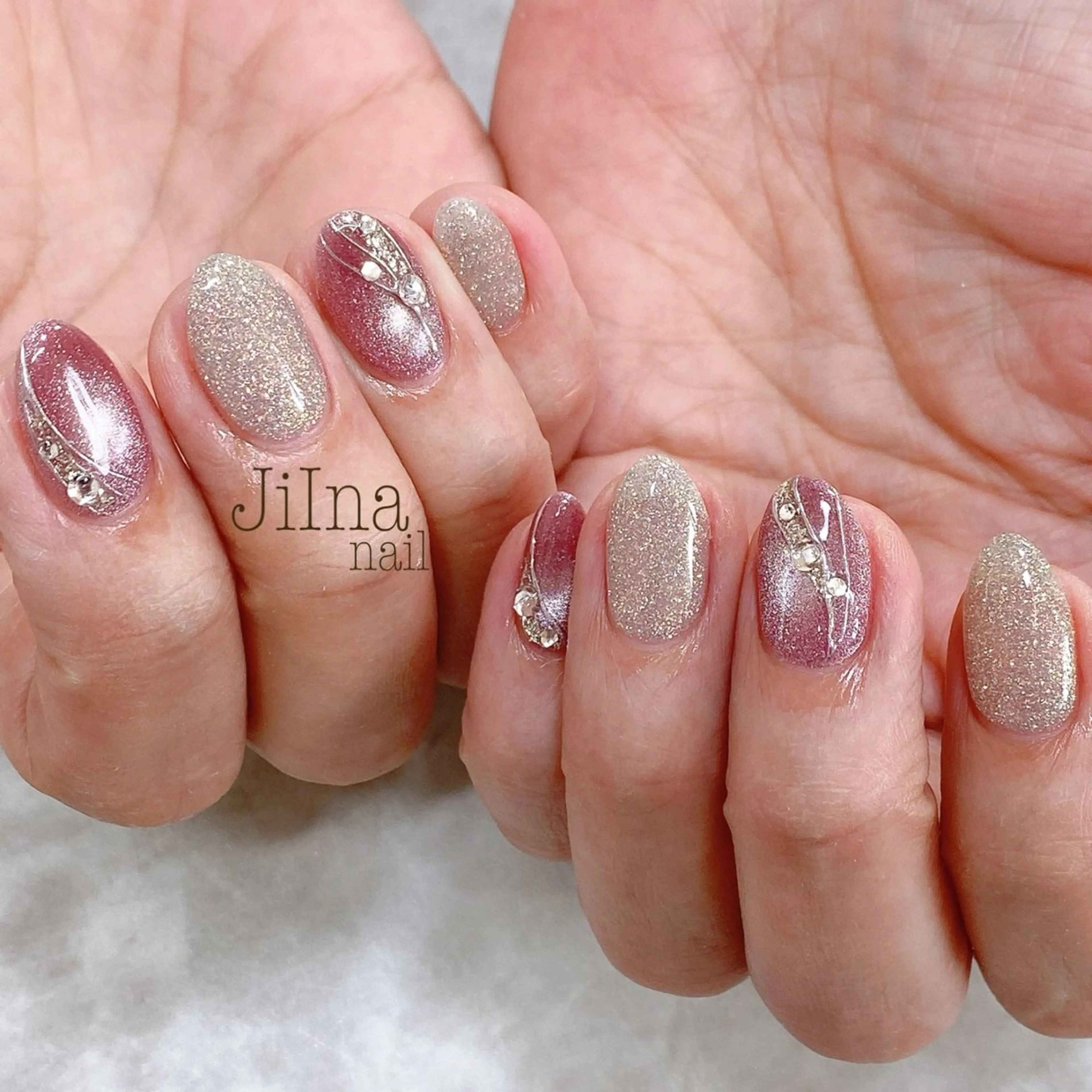 ネイル 持ち込み JiIna nailのネイルデザイン