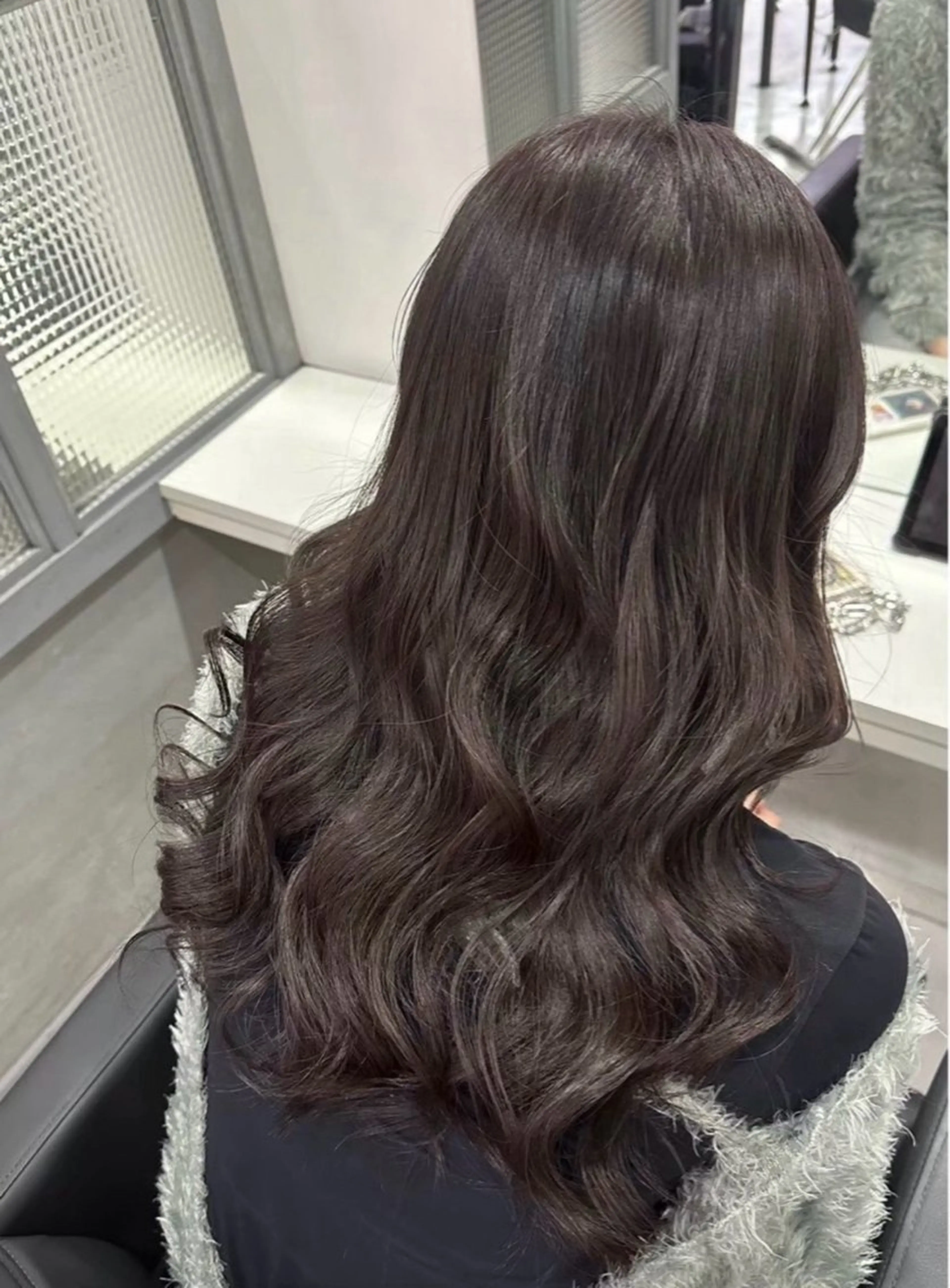 ロング ヘアカラー トリートメント 透明感×エクステ× 前髪,顔周り そうまのヘアスタイル