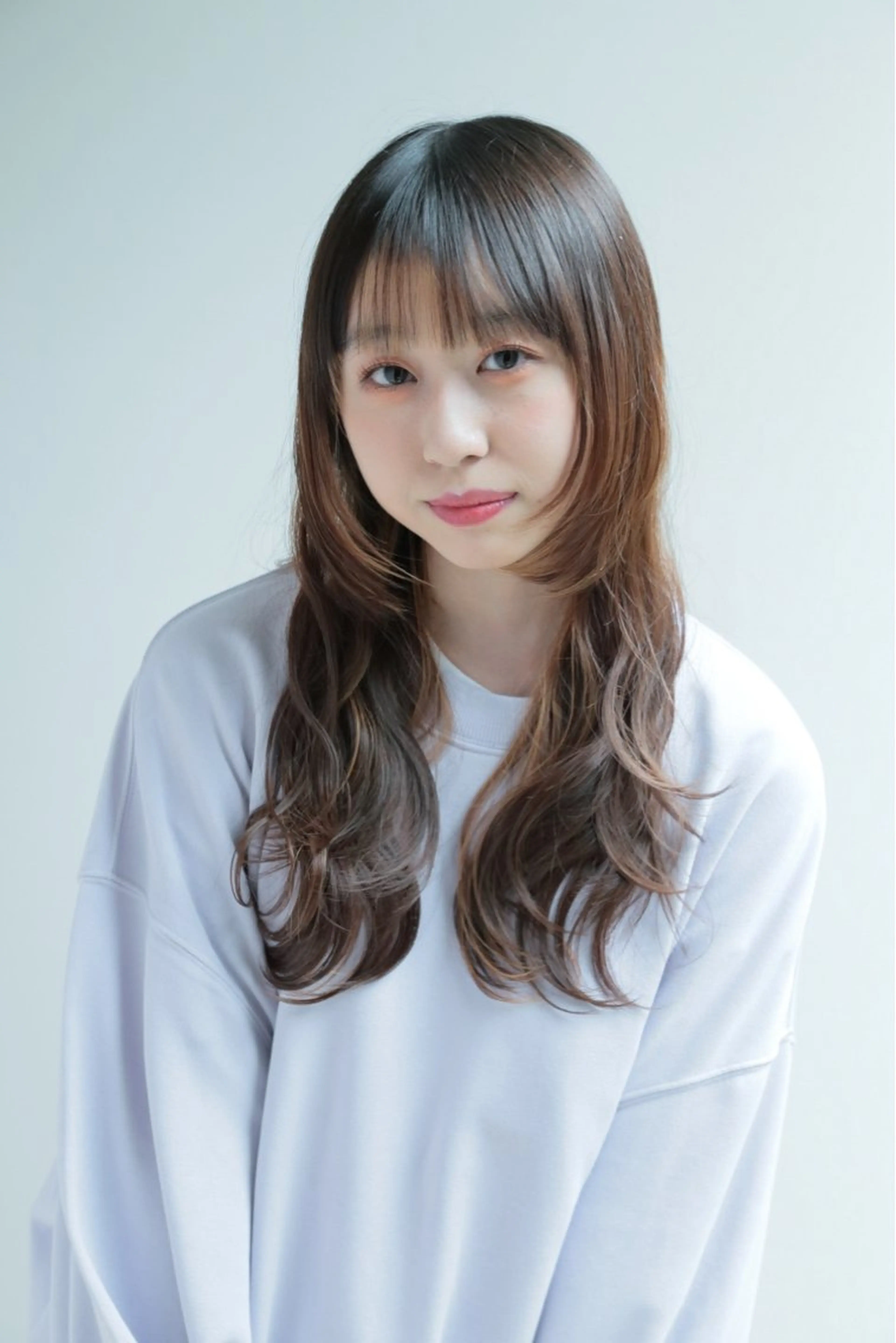 ロング カラー パーマ stylist/ボブ ことの/韓国レイヤーのヘアスタイル