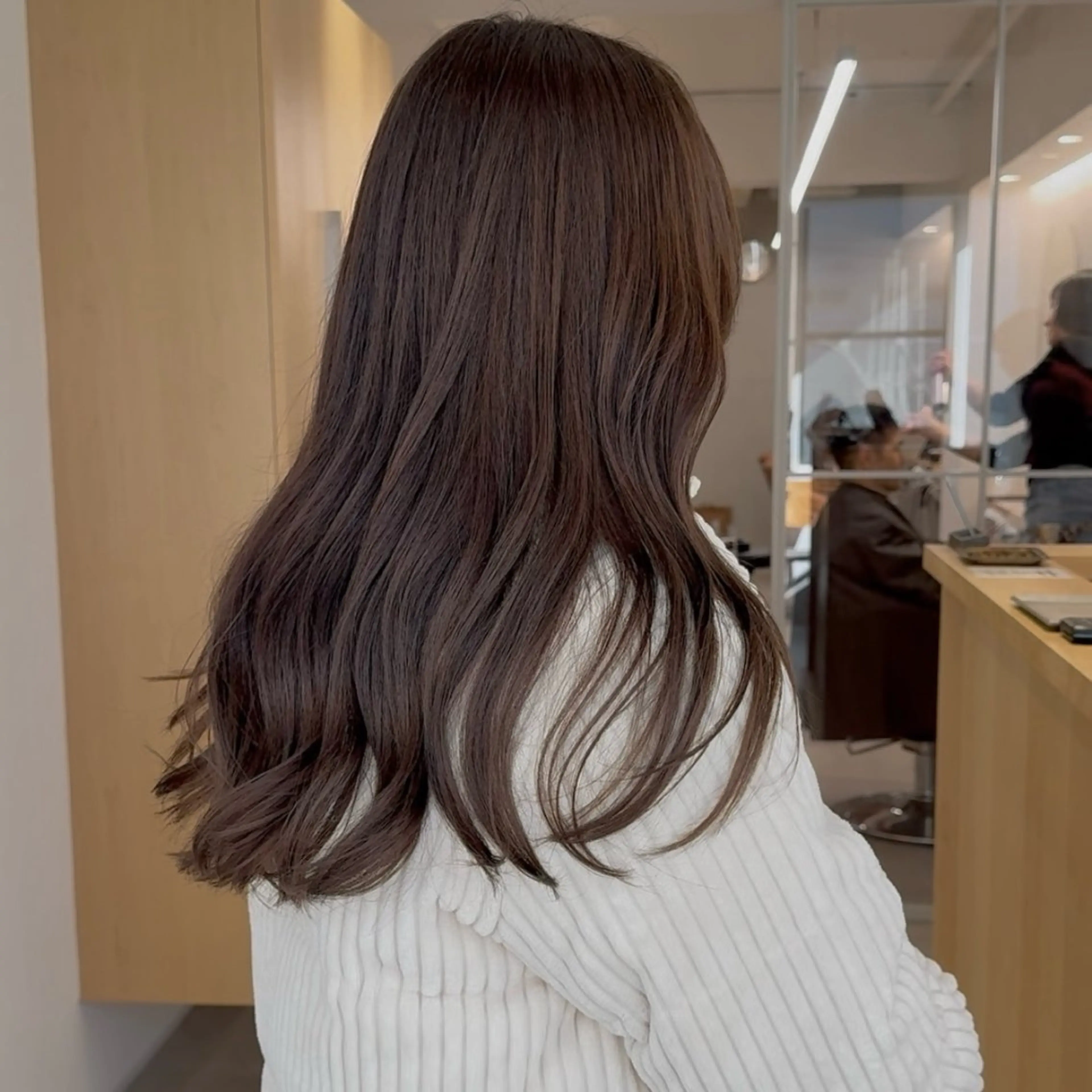 ロング カラー ヘアカラー トリートメント noa/ 渋谷のヘアスタイル