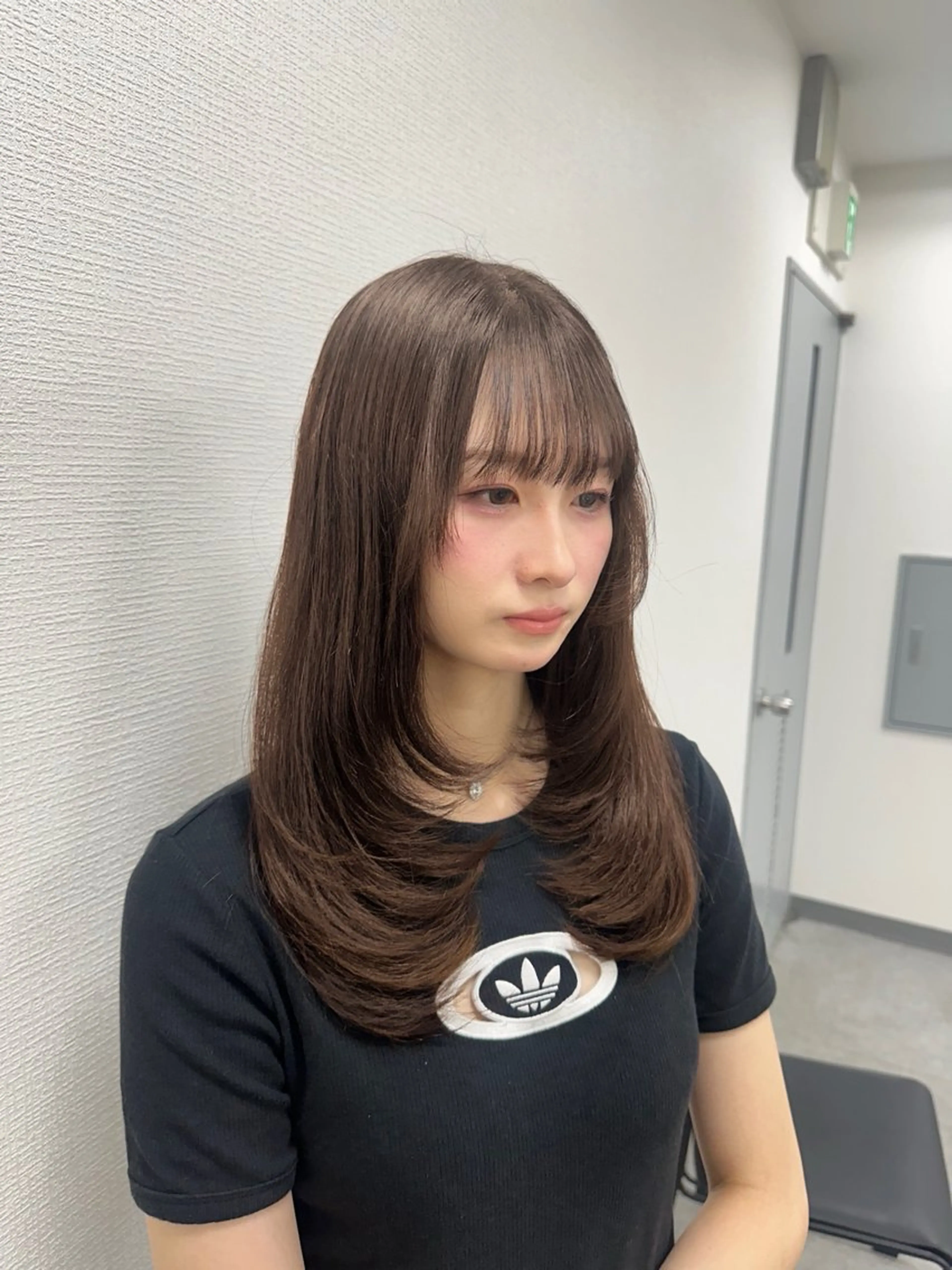 ロング 透明感ベージュ 🎀Anju/渋谷のヘアスタイル