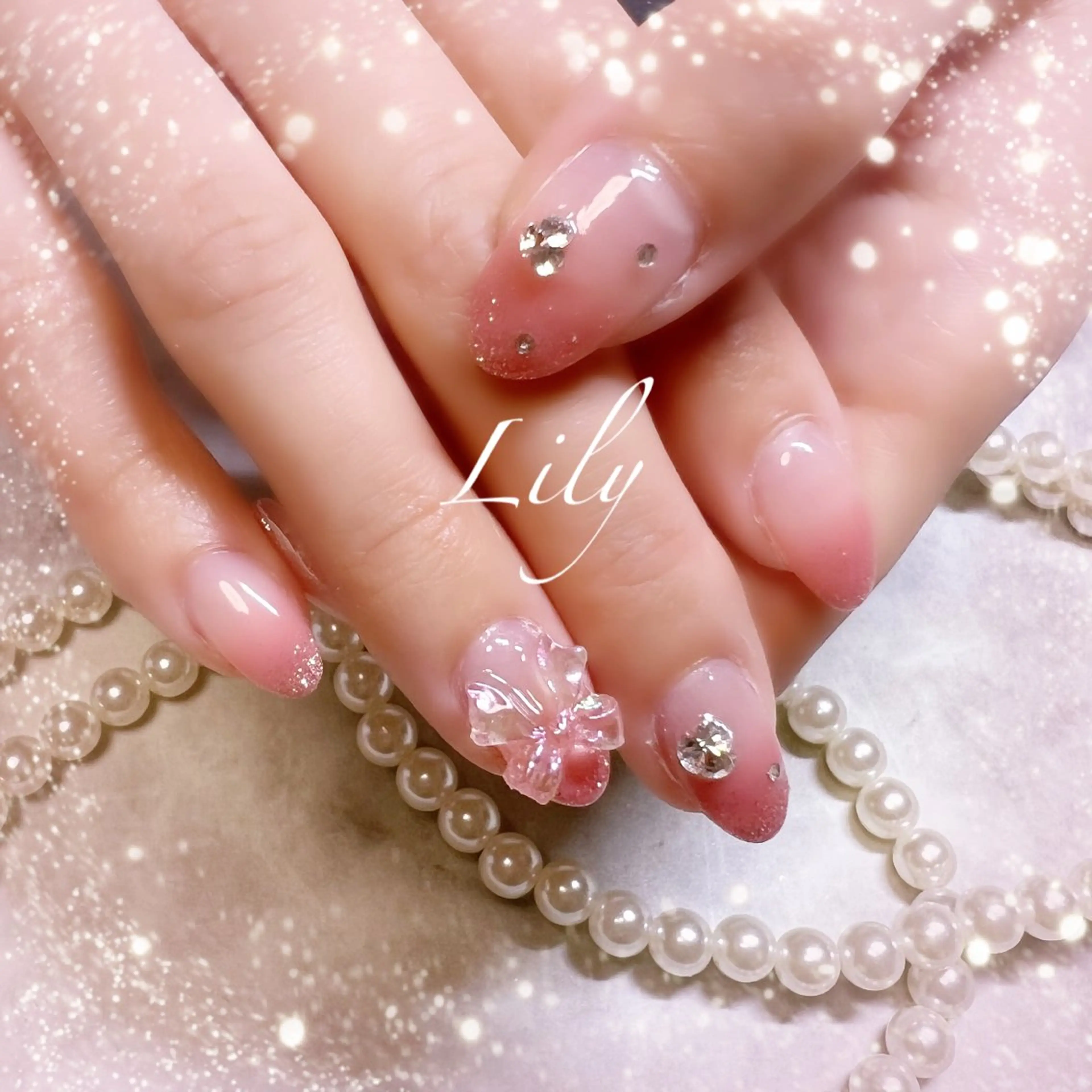ネイル ハンドネイル Lily*nail 🌻Mii🌻のネイルデザイン