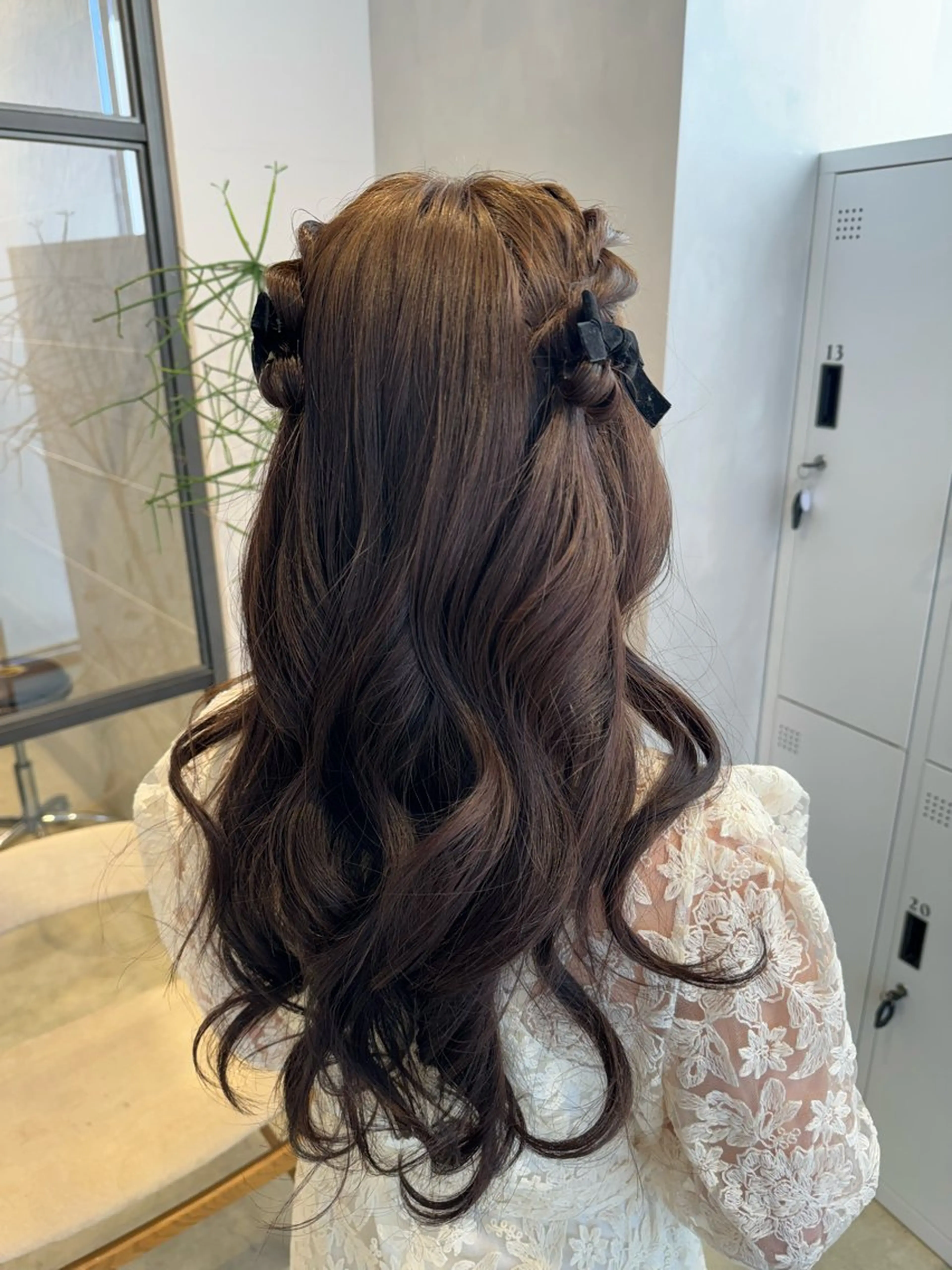 ロング ヘアアレンジ 透明感カラー✨艶髪 制作🌱山根あゆみのヘアスタイル