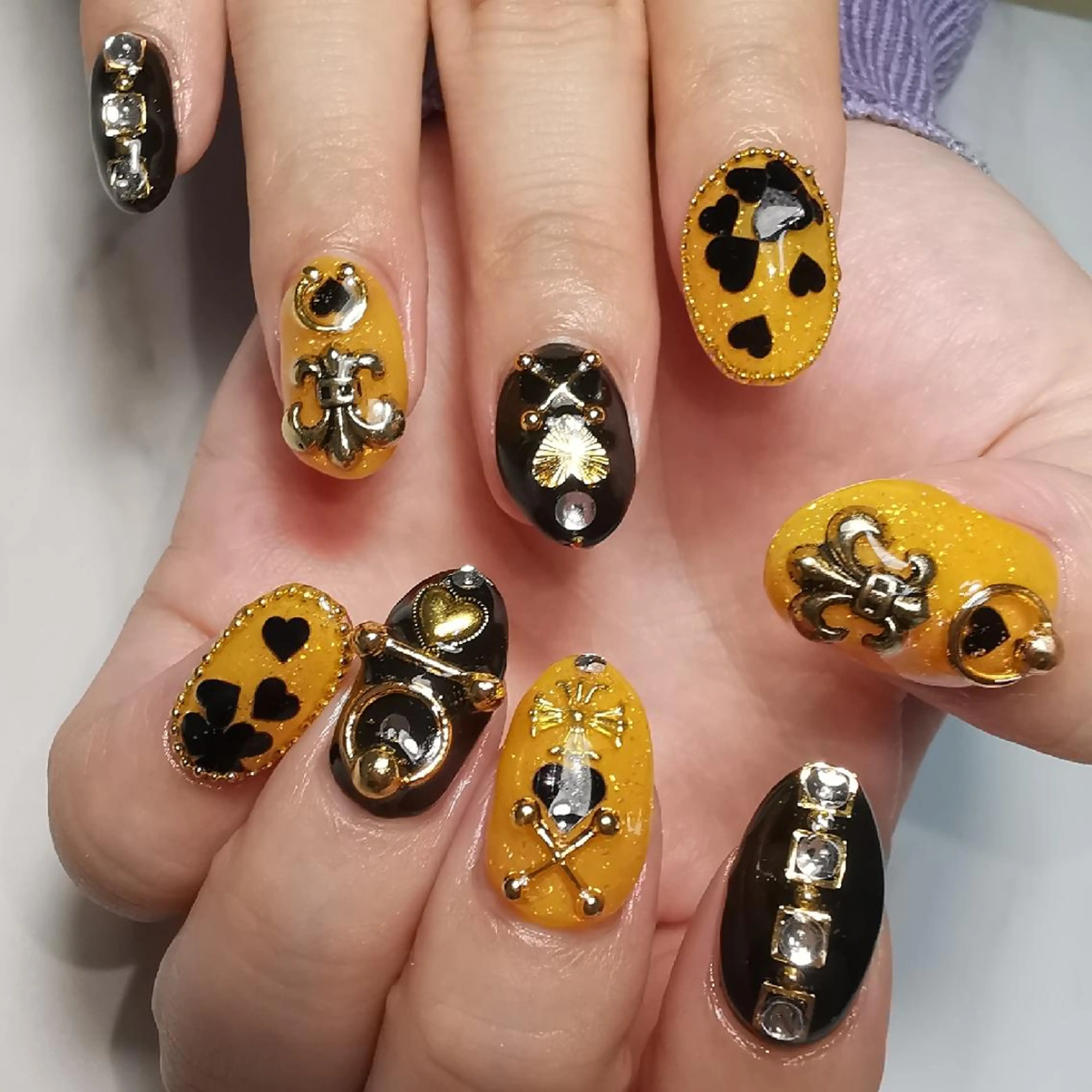 ネイル ハロウィン ハンドネイル reve あやののネイルデザイン