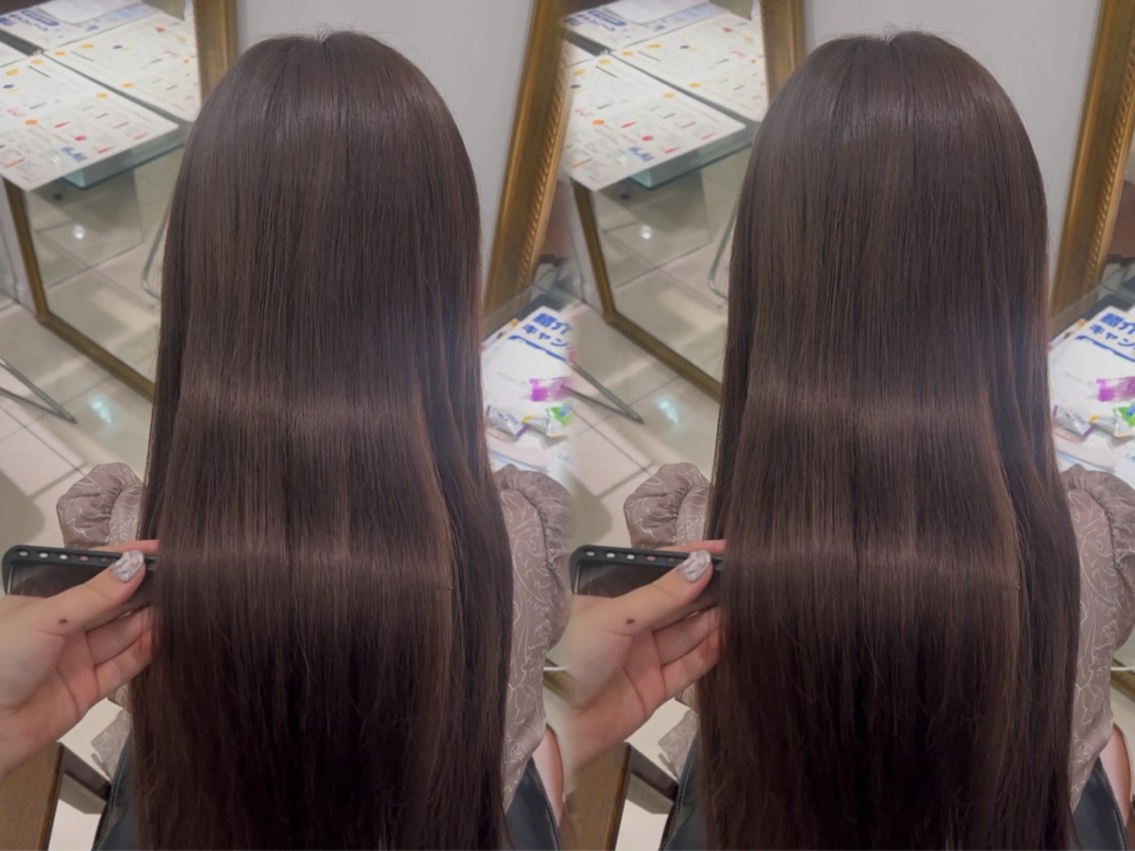ロング 縮毛矯正 縮毛矯正 巻ける🫧縮毛矯正 💞はな🎀のヘアスタイル