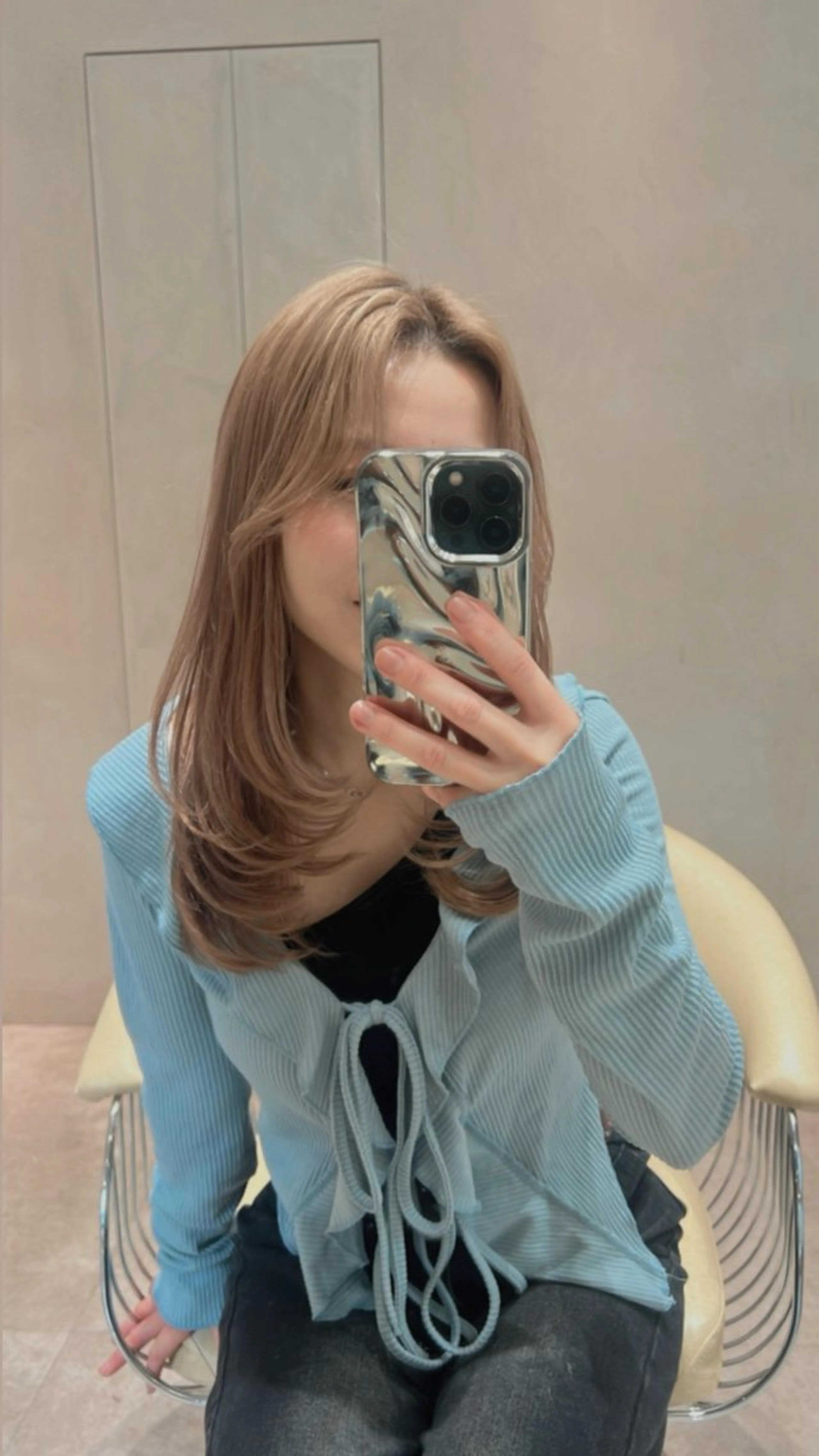 ミディアム カラー 渋谷🎀透明感カラー レイヤー/mikuのヘアスタイル