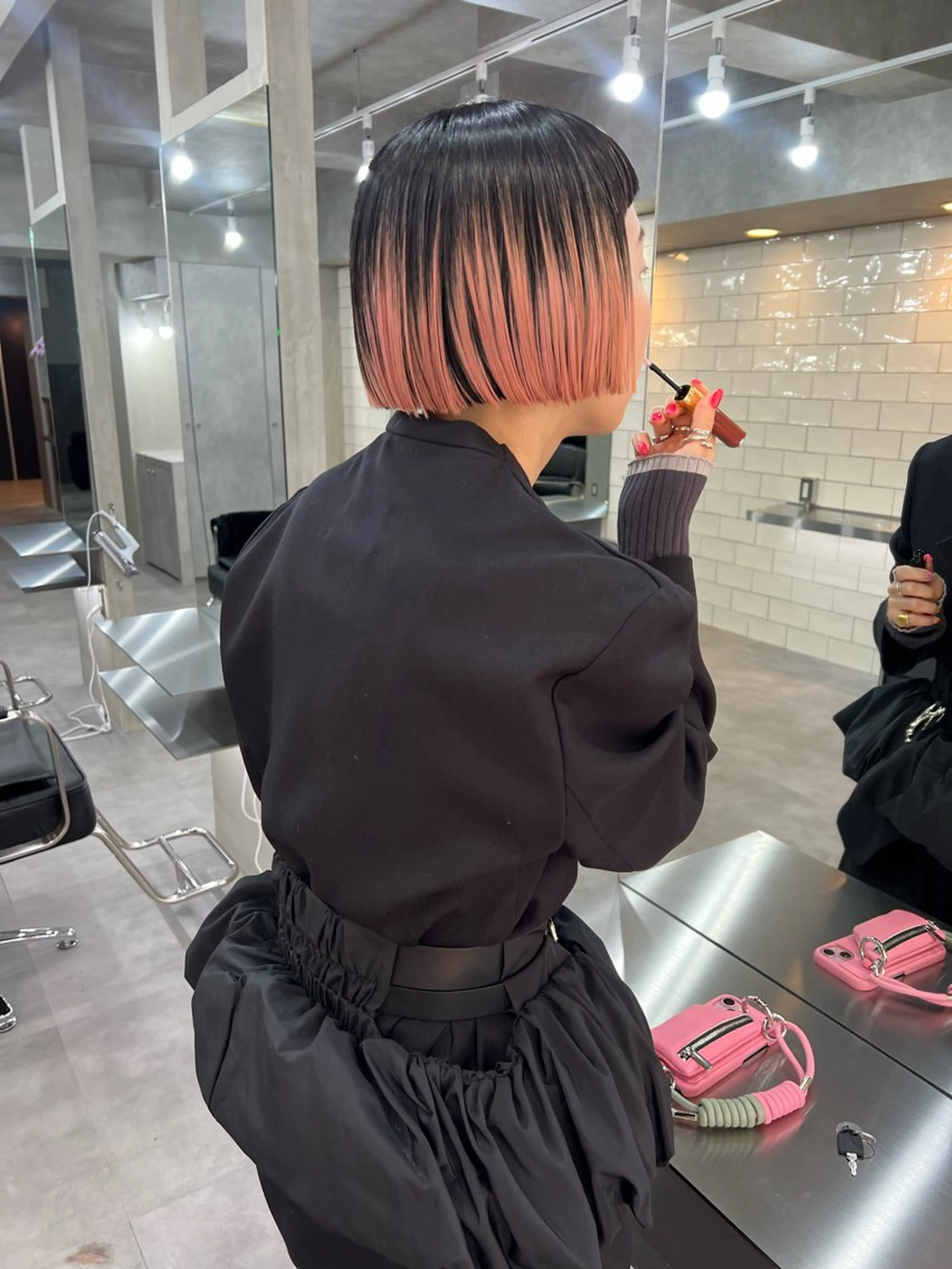 ショート カット ヘアカラー ブリーチ/ハイトーン レイヤー/Maanaのヘアスタイル