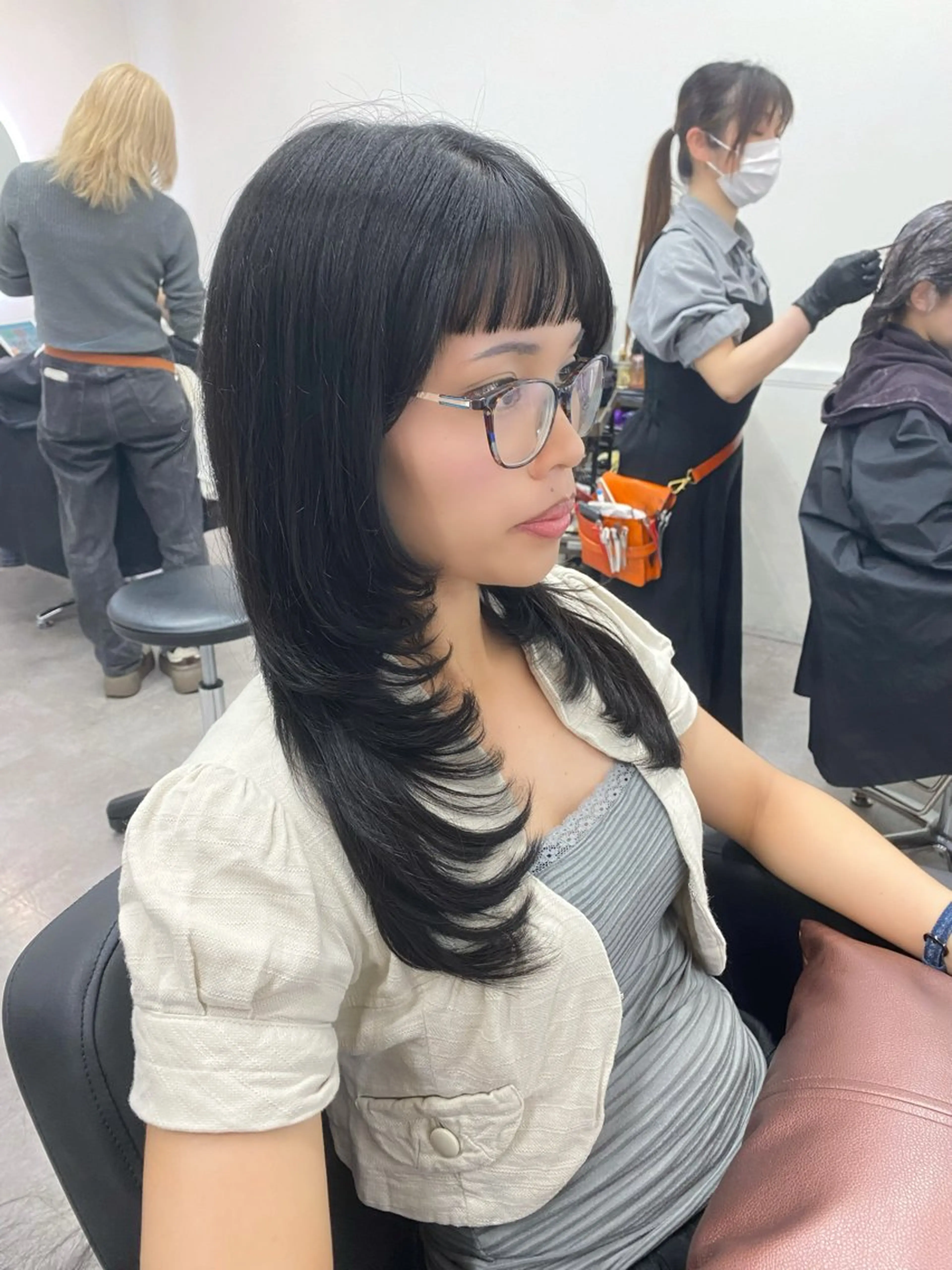 ロング 友田 千栄のヘアスタイル