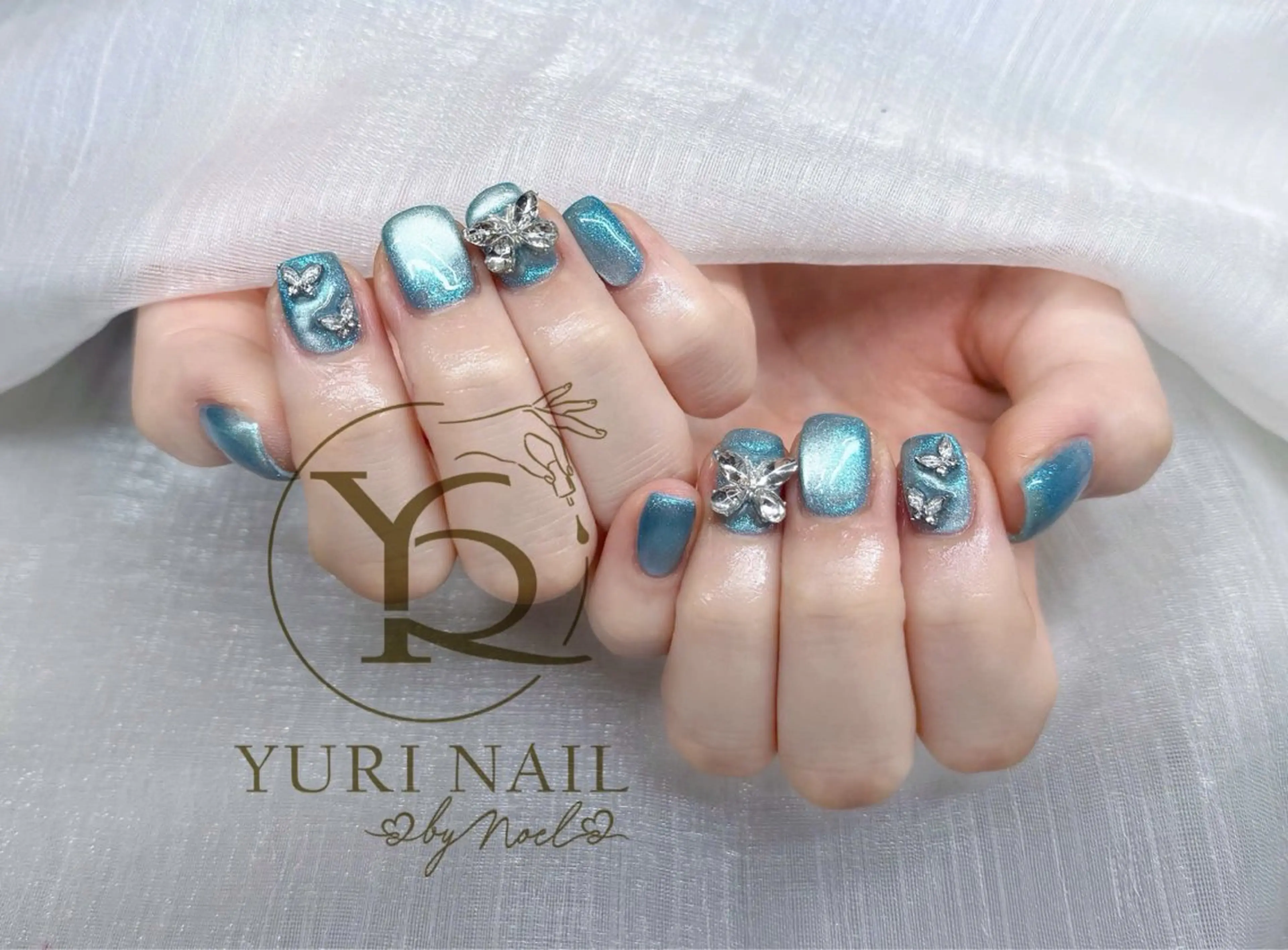 ネイル チークネイル フットネイル フレンチネイル グラデーション キラキラネイル ハンドネイル フットネイル ハンドケア YURI Nail Funabashiのネイルデザイン