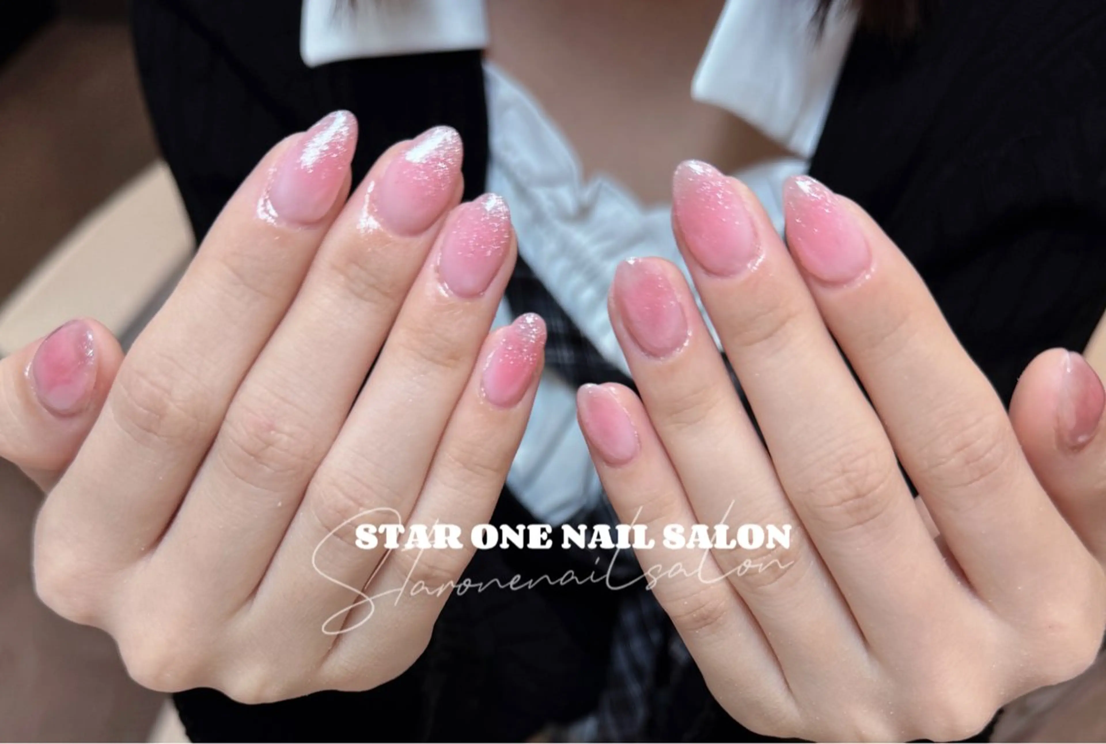 ネイル ハンドネイル 星 あみのネイルデザイン