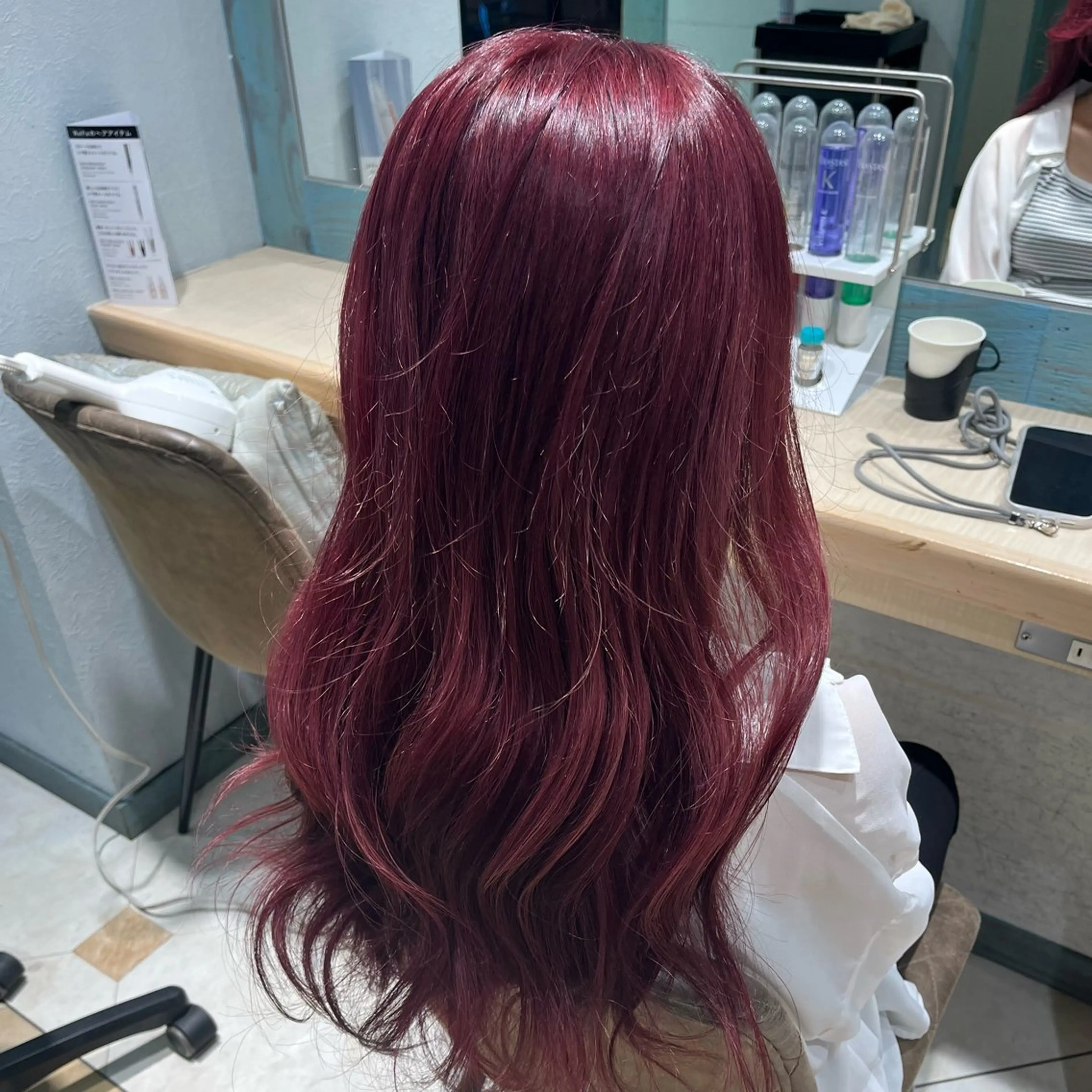 セミロング カラー 髪質改善/縮毛矯正 松原和志のヘアスタイル