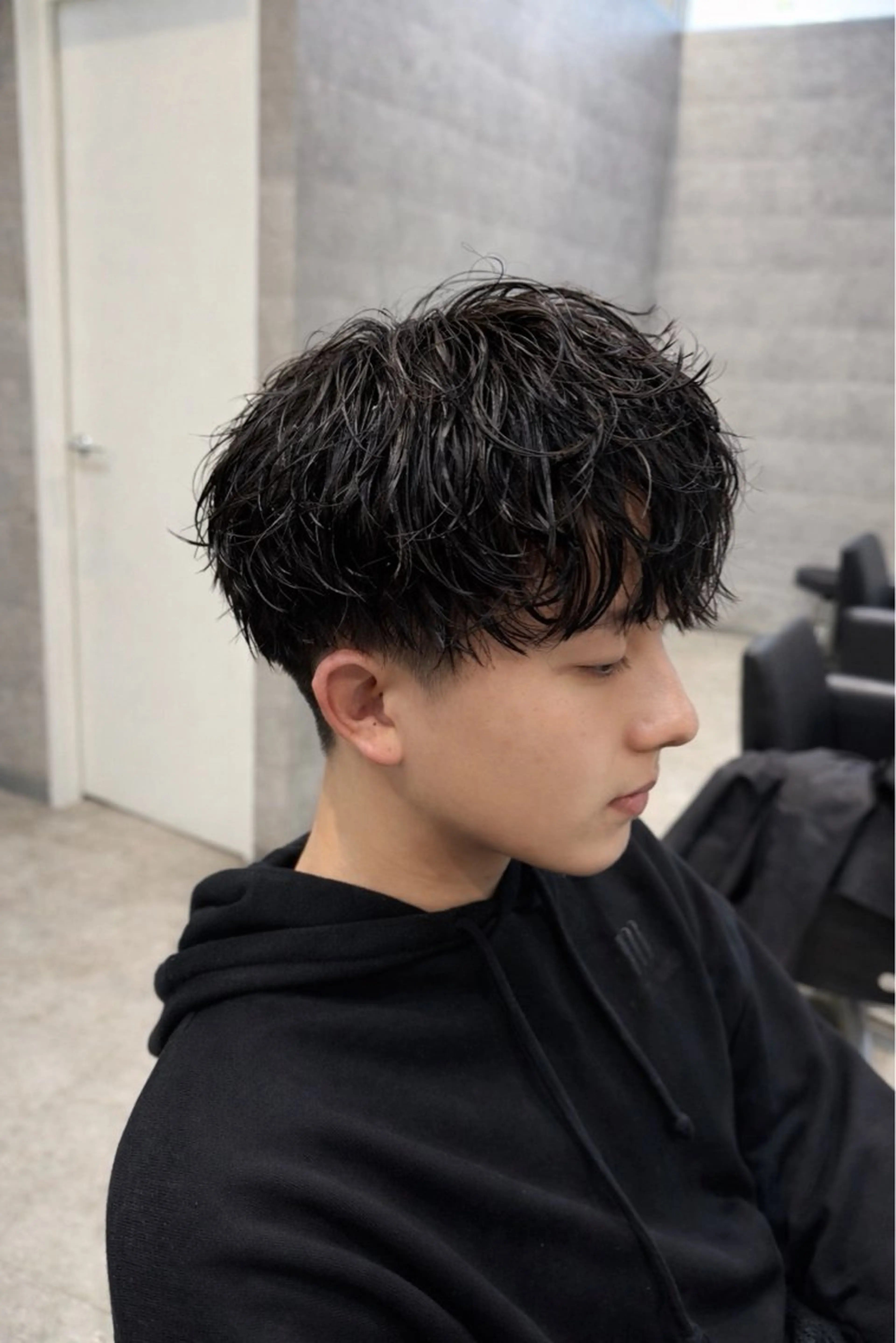 パーマ メンズ カット パーマ _WHITE鳳店所属・_WHITE /藤田唯生のヘアスタイル