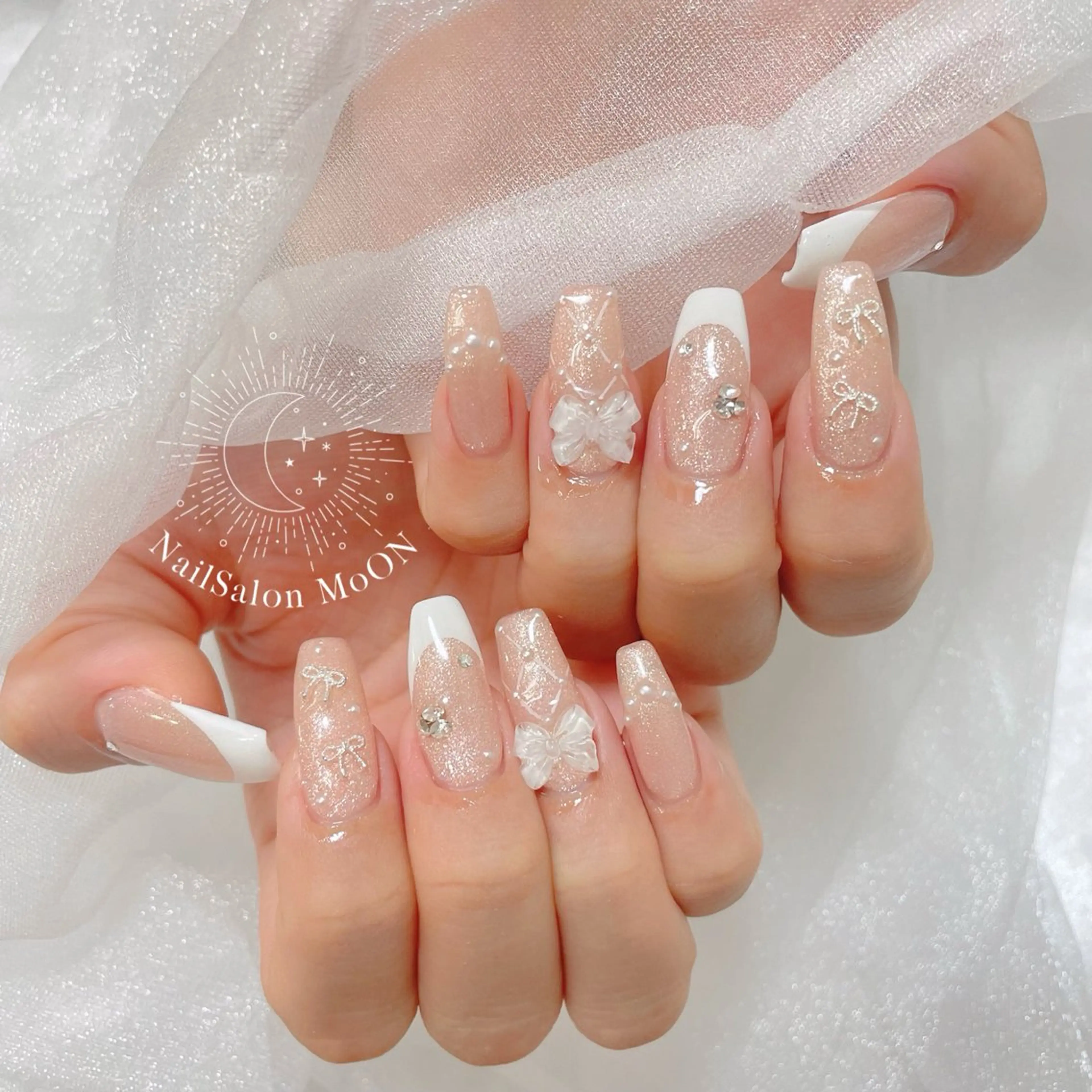 ネイル ハンドネイル ハンドケア MoON...❤︎ MeGuのネイルデザイン