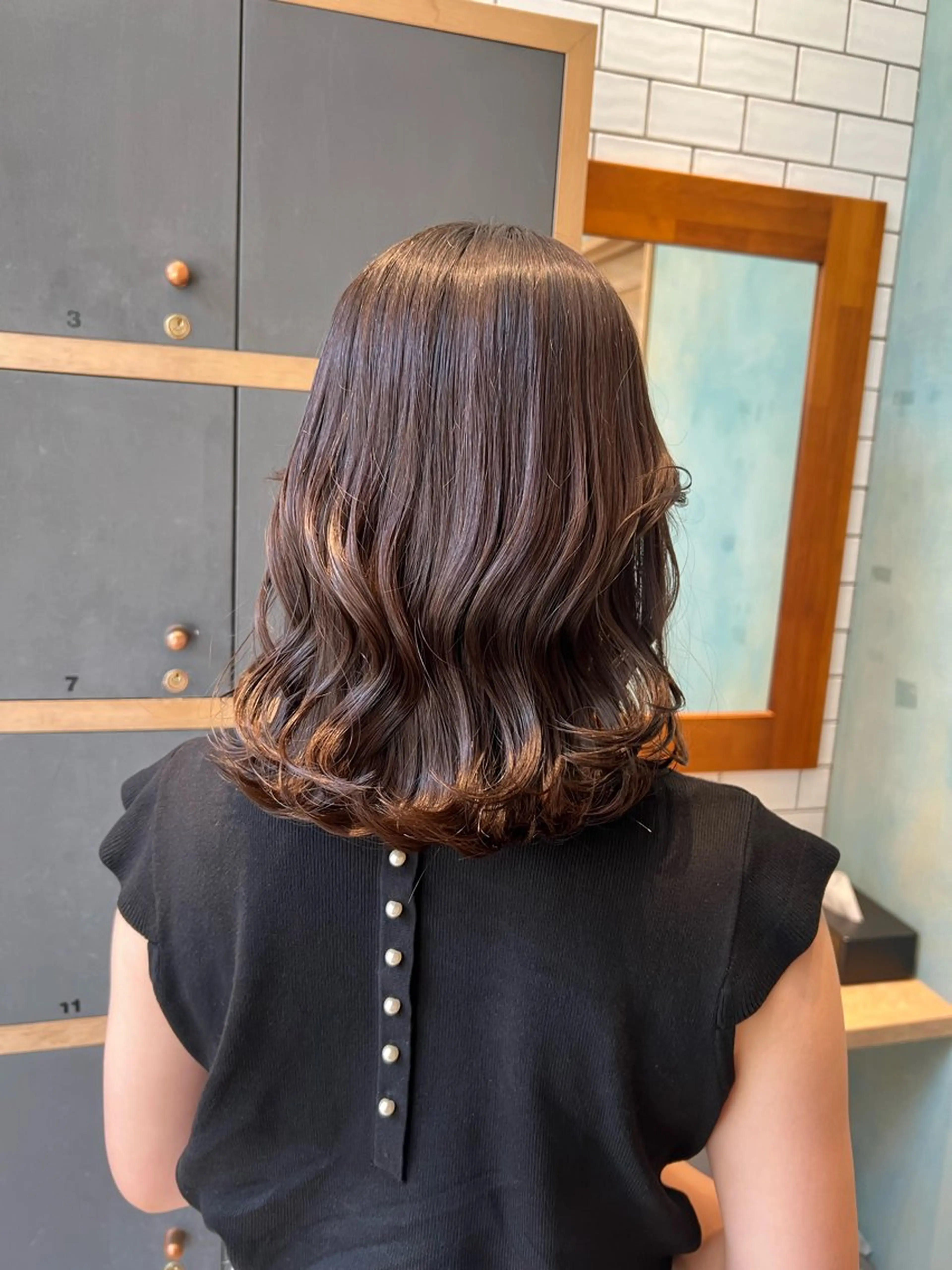 ミディアム カラー ヘアカラー 🫧Ai/ ロロネー森ノ宮💖のヘアスタイル