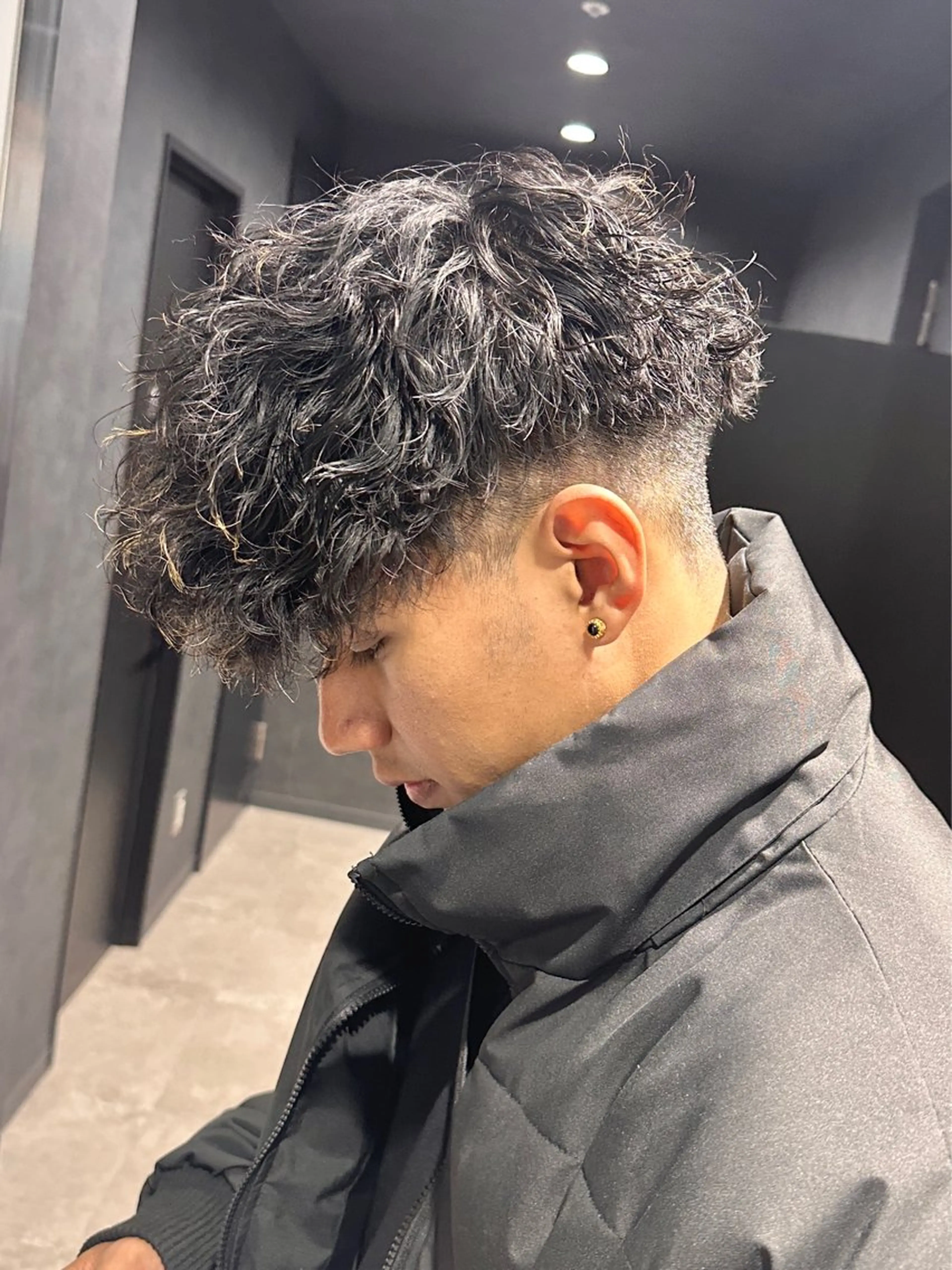 ショート パーマ メンズ 【メンズサロン】 BLUCK 横浜のヘアスタイル