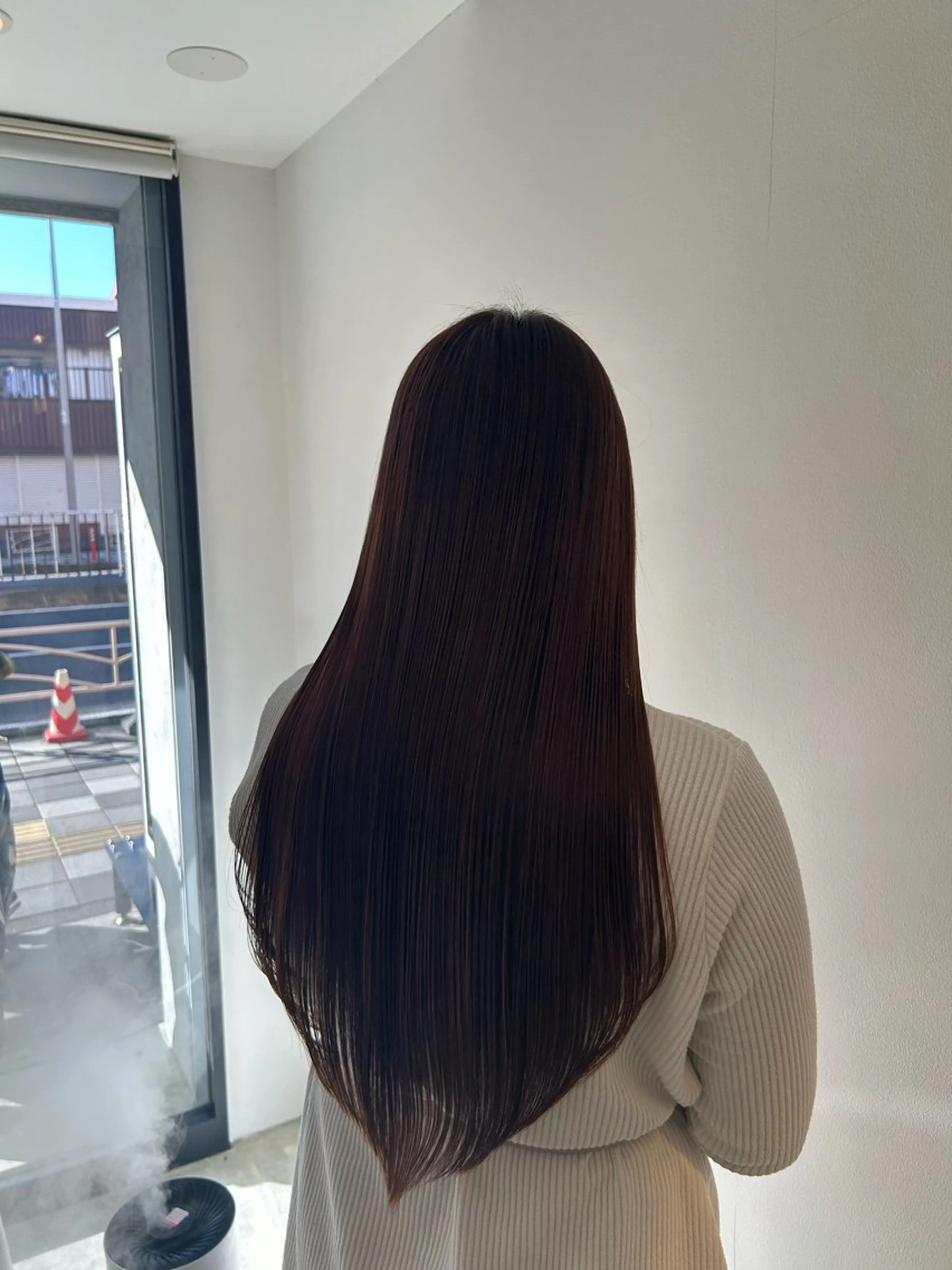 ロング 髪質改善 縮毛矯正 カット 縮毛矯正 HASIMOTO jijibyMOPSのヘアスタイル