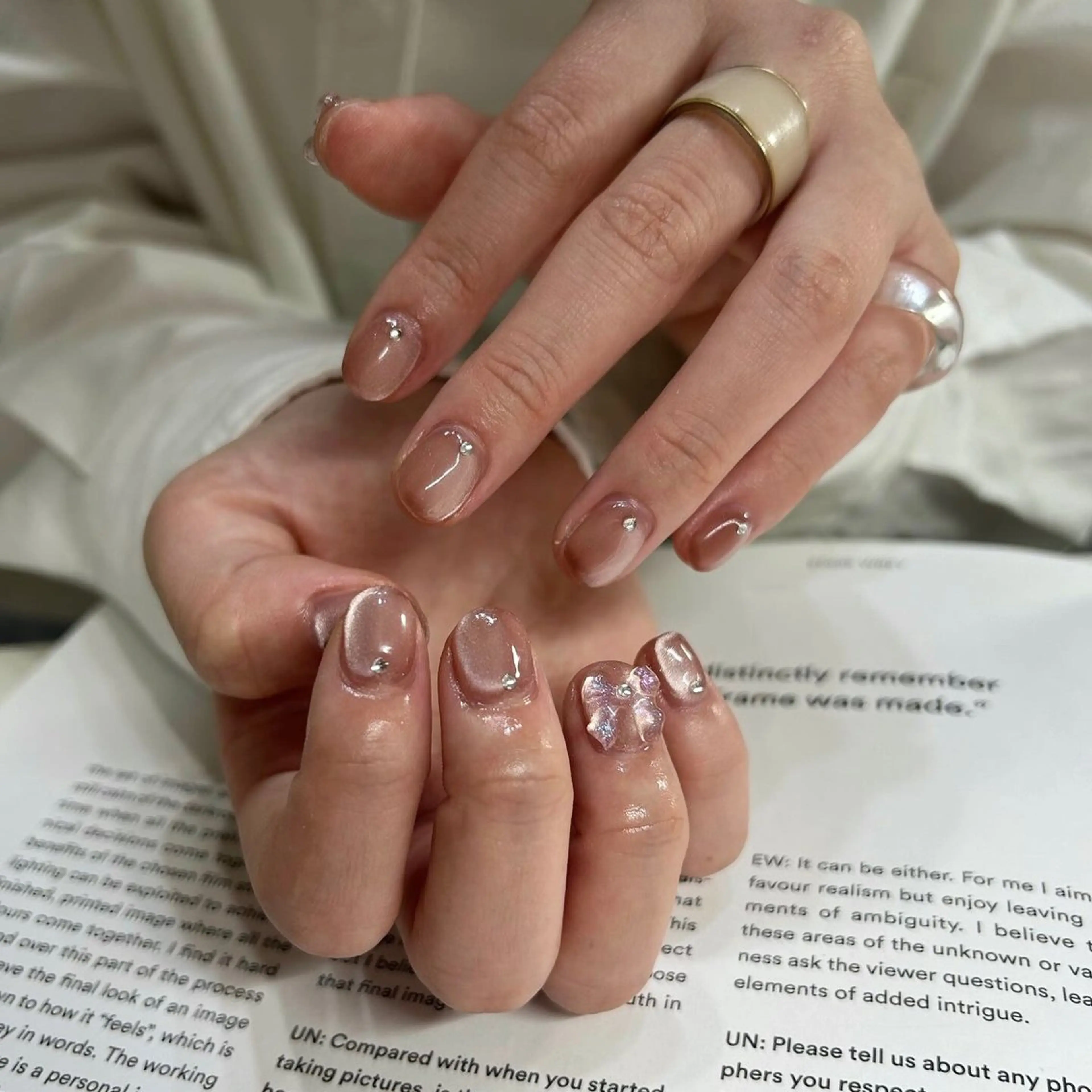 ネイル ブルー フットネイル ジェルネイル キラキラネイル 韓国ネイル RooM -mizuki-のネイルデザイン