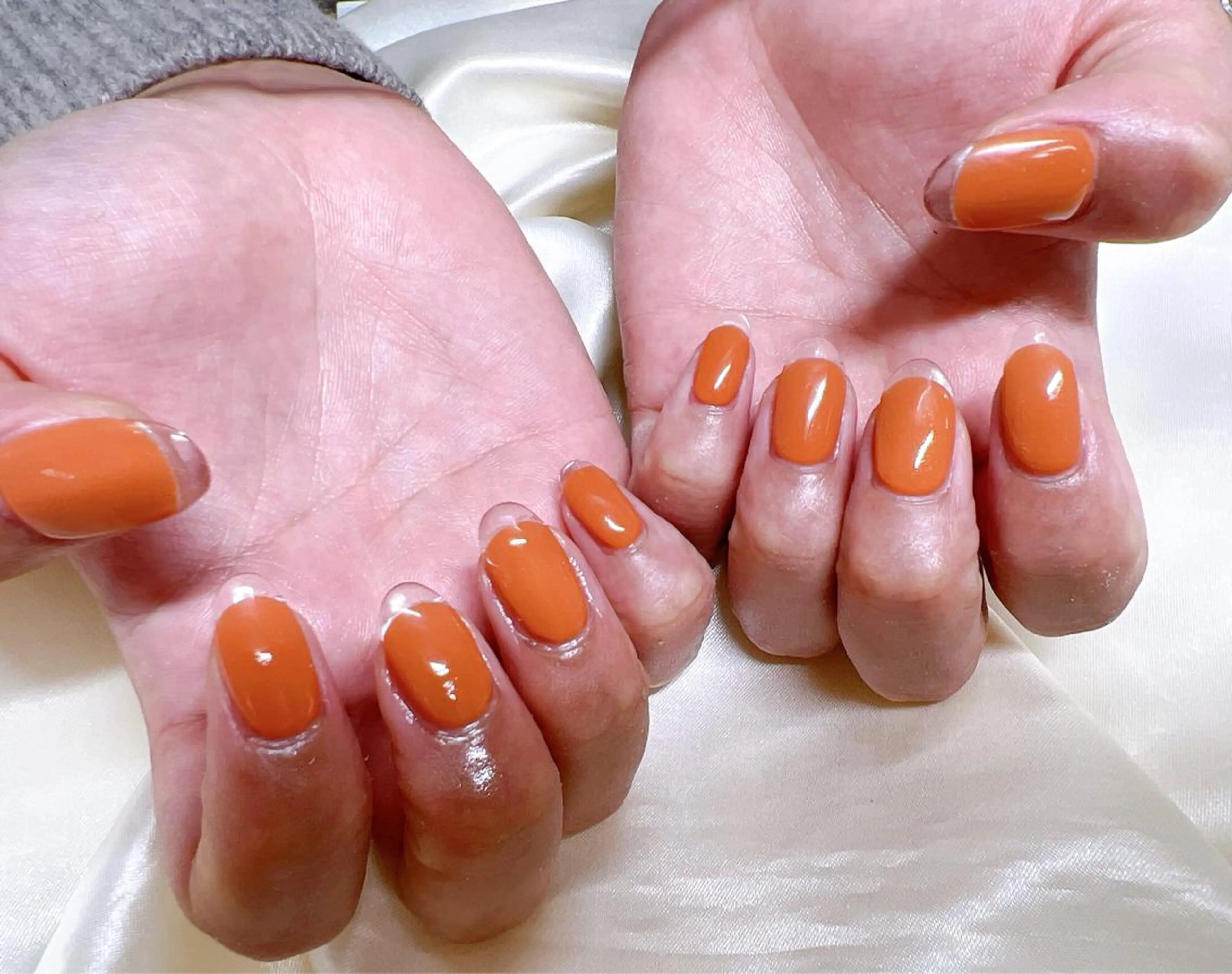 ネイル クリアネイル フレンチネイル mogunail &blowのネイルデザイン