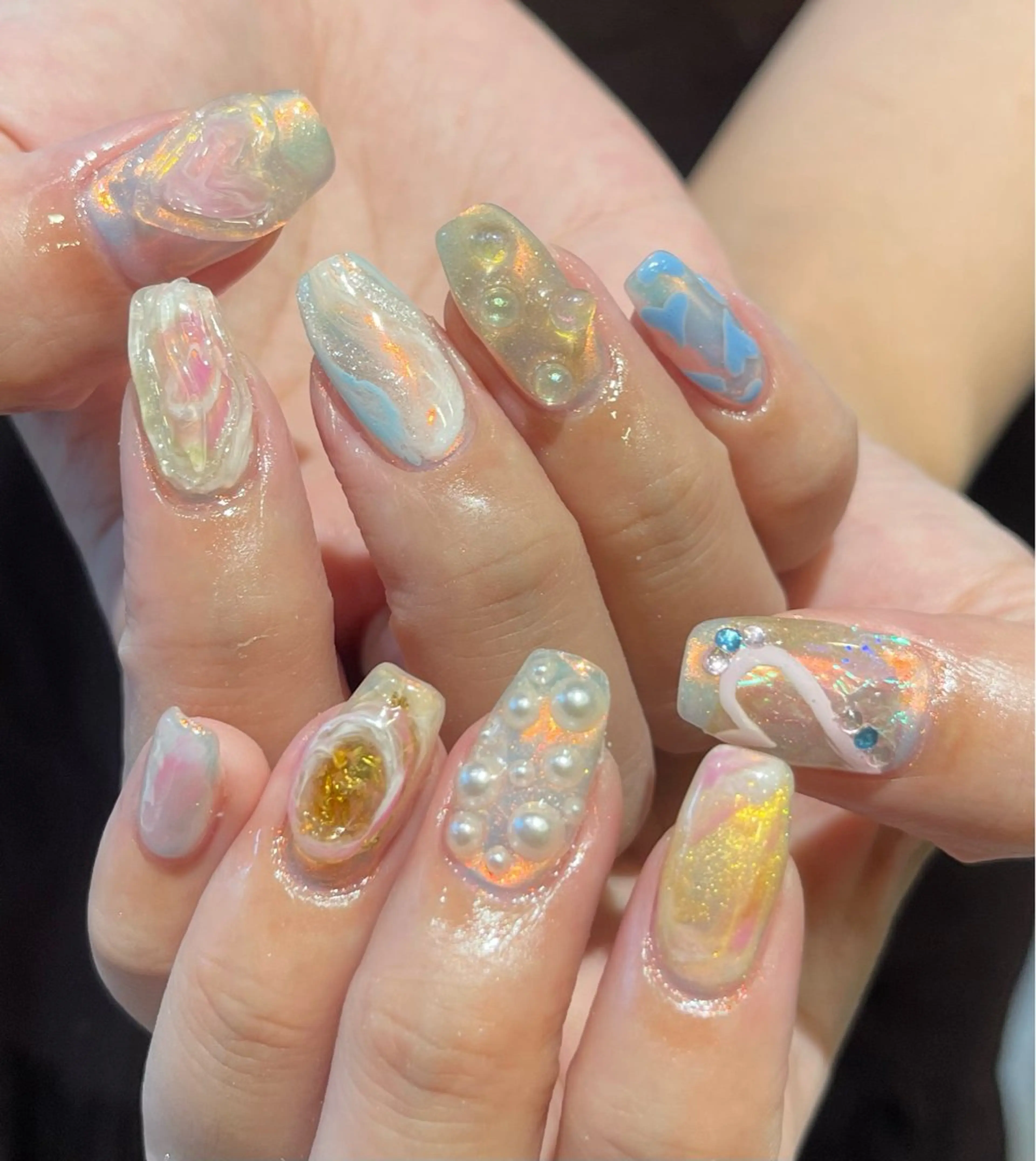ネイル ハンドネイル ハンドケア ano ♡のヘアスタイル
