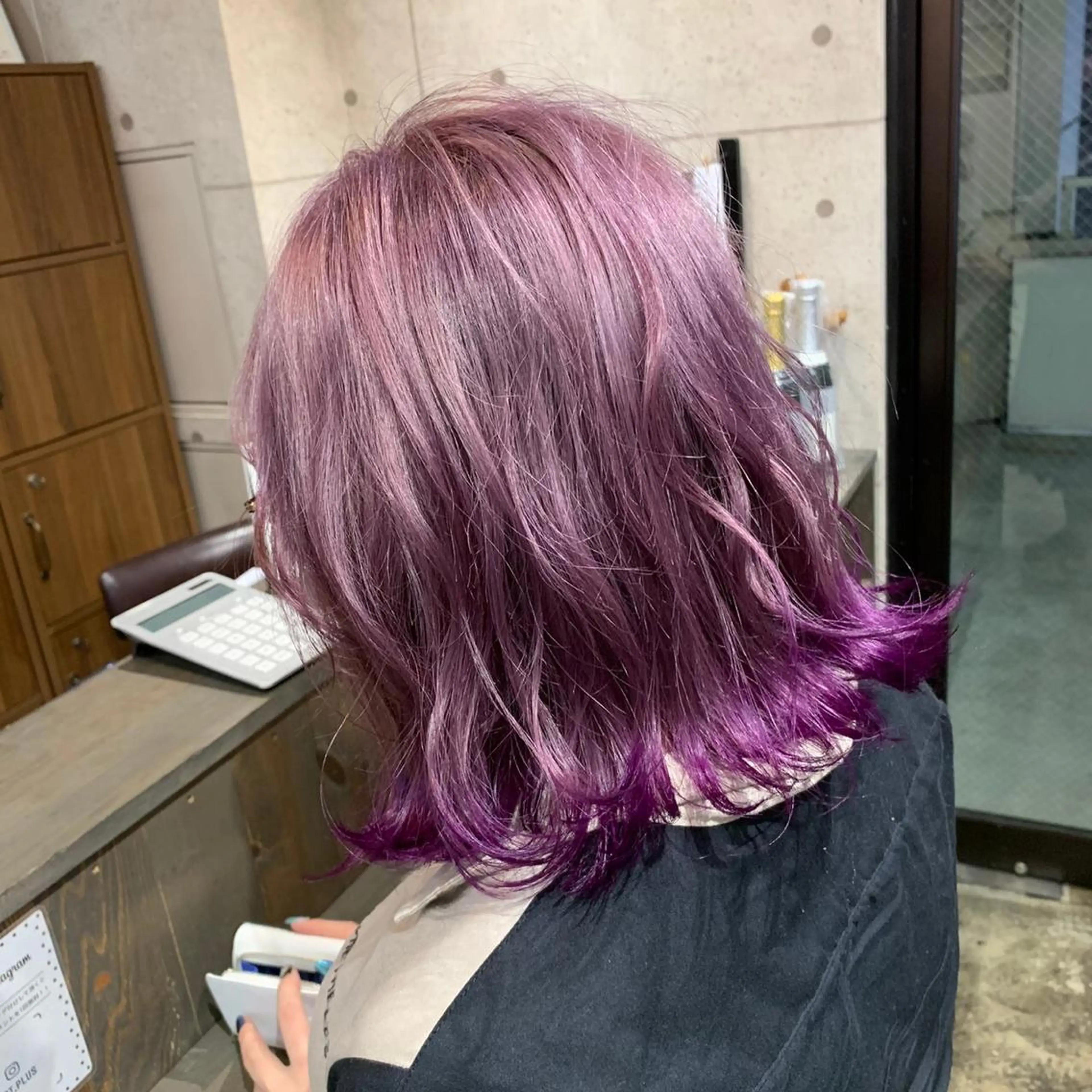 カラー ラベンダーカラー 藤田 清志のヘアスタイル