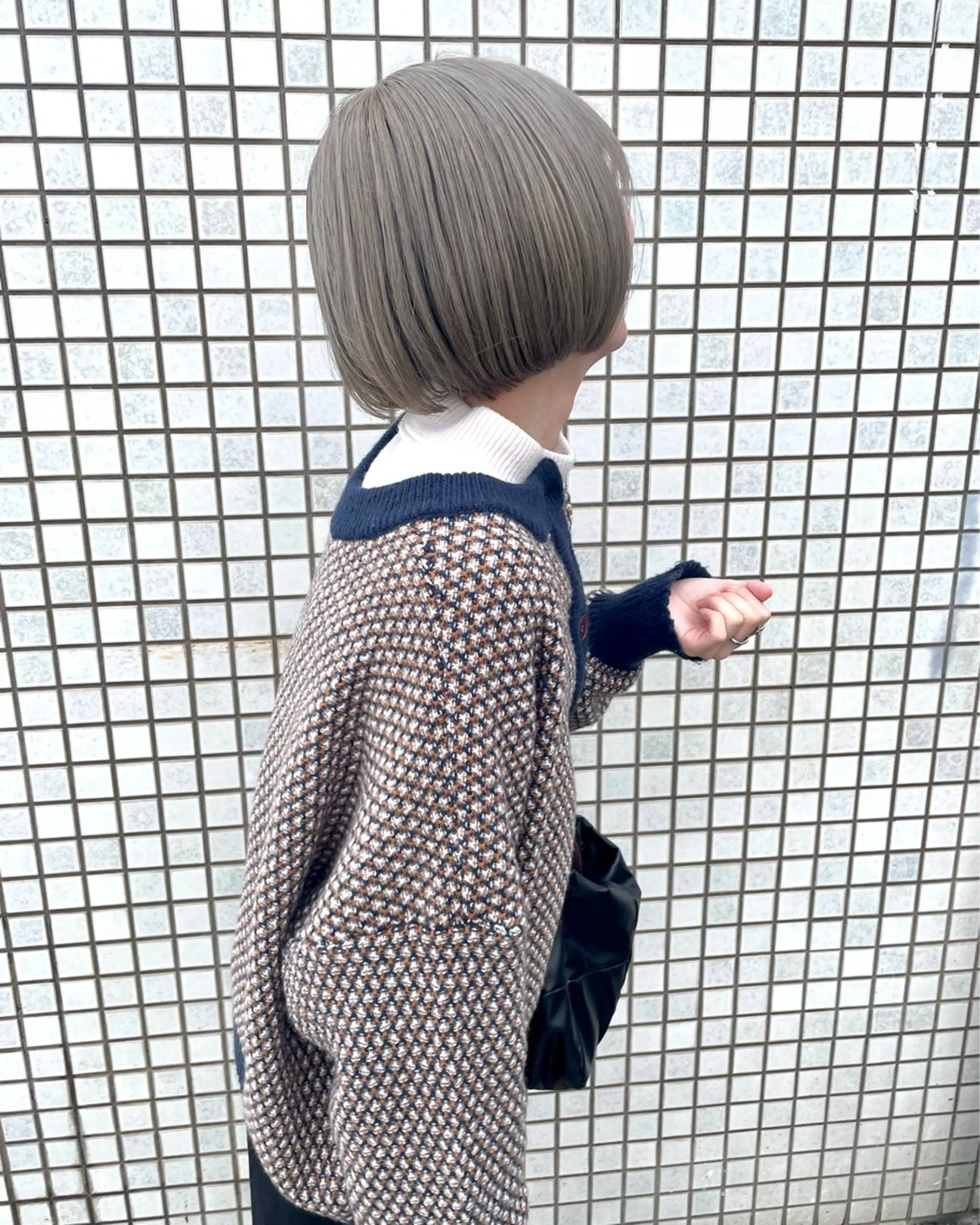 ショート カラー カット ヘアカラー トリートメント ヒナゴ トヨカズのヘアスタイル