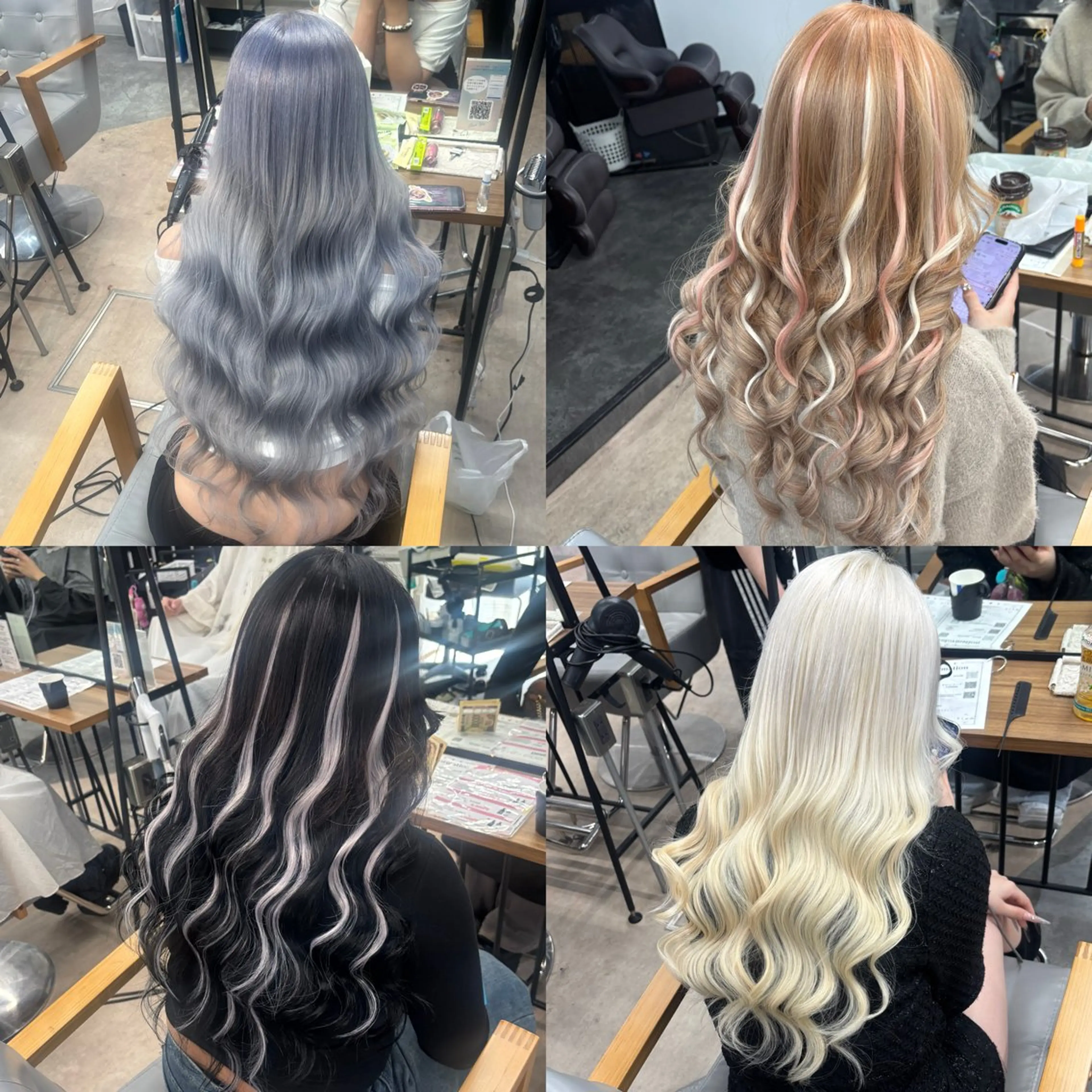 ロング カラー ヘアカラー トリートメント ギャル/ハイトーン 特化/ルイヤのヘアスタイル