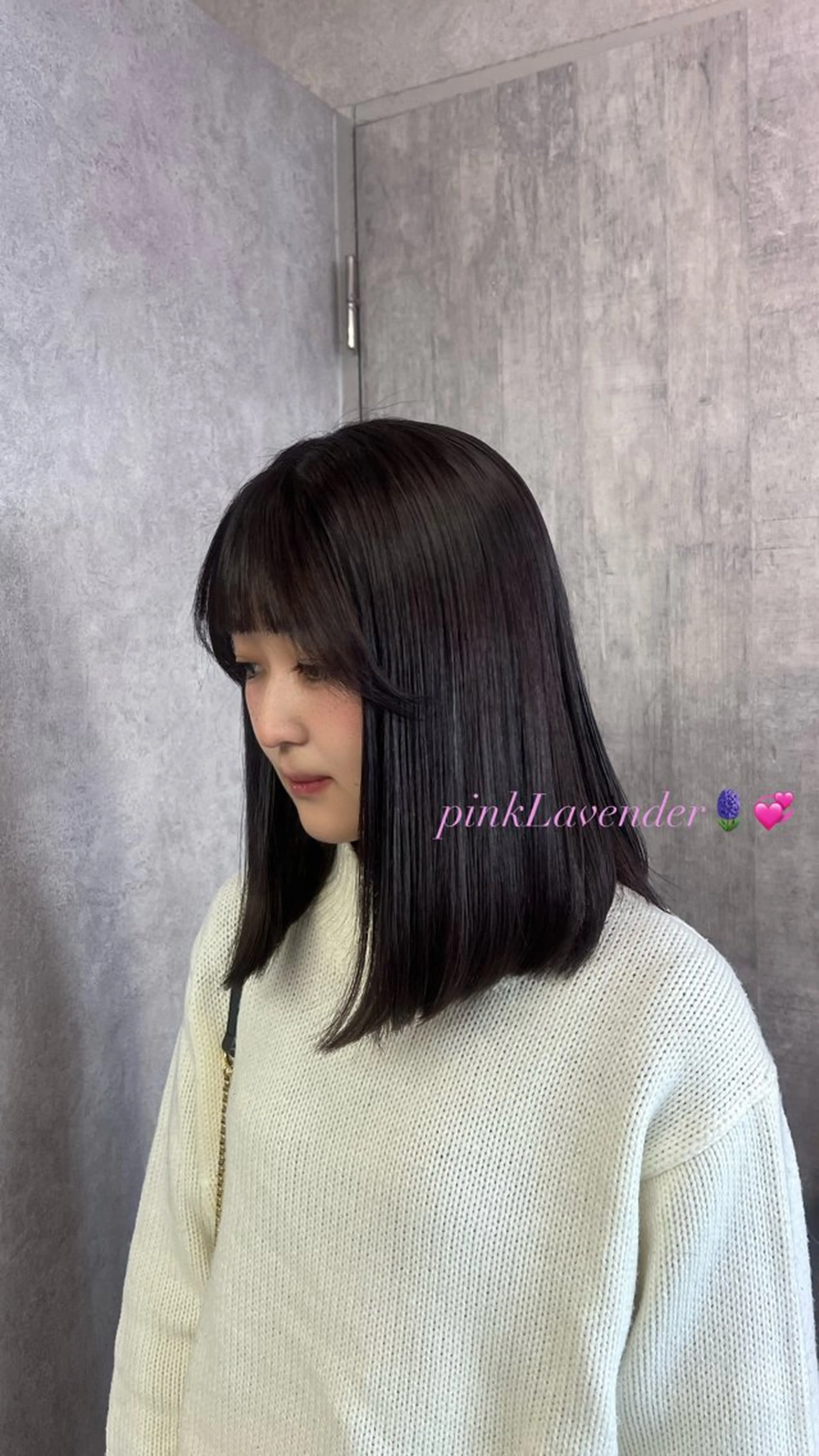 ミディアム ヘアカラー トリートメント SOL🐈‍⬛ しゅのんのヘアスタイル